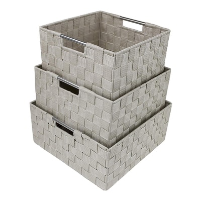 Sorbus 3-Piece Woven Basket Set | Michaels