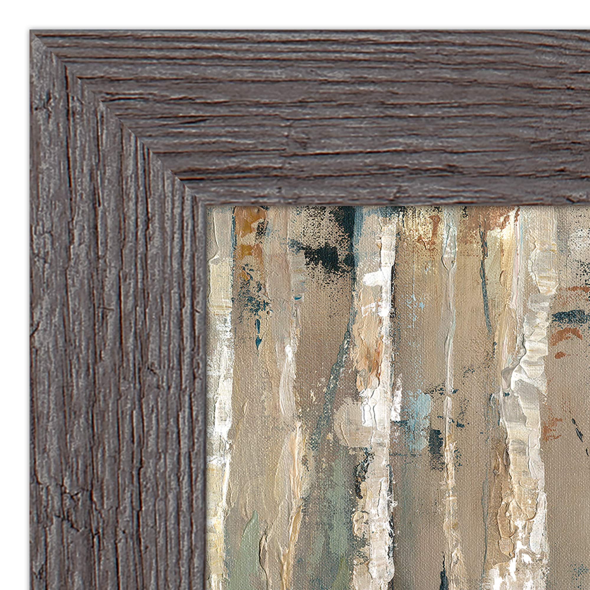 Birch Tree Landscape Western 14" x 11" Framed Print