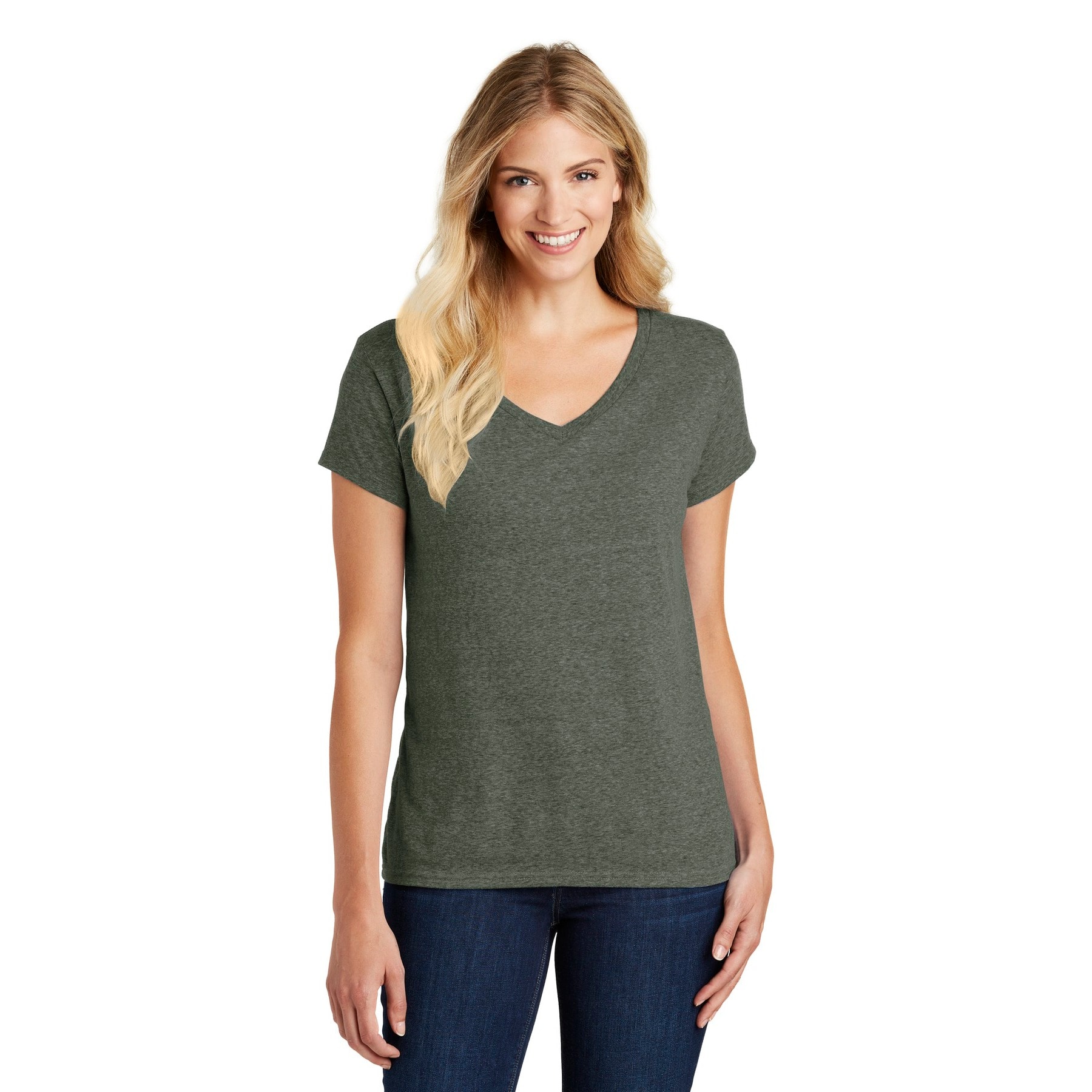 District® Women's Perfect Blend® V-Neck T-Shirt