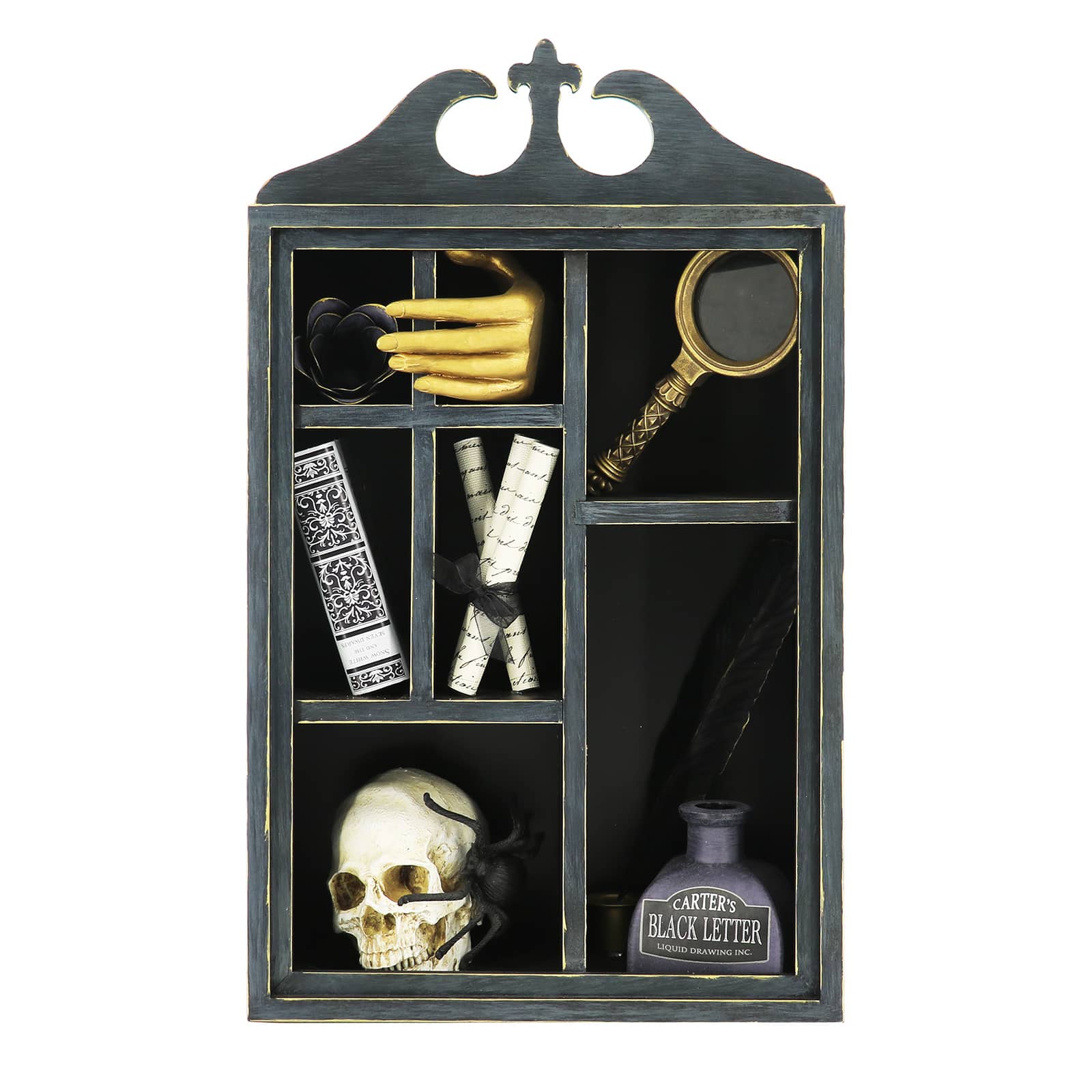 15.5" Black Spooky Tabletop Cabinet by Ashland®