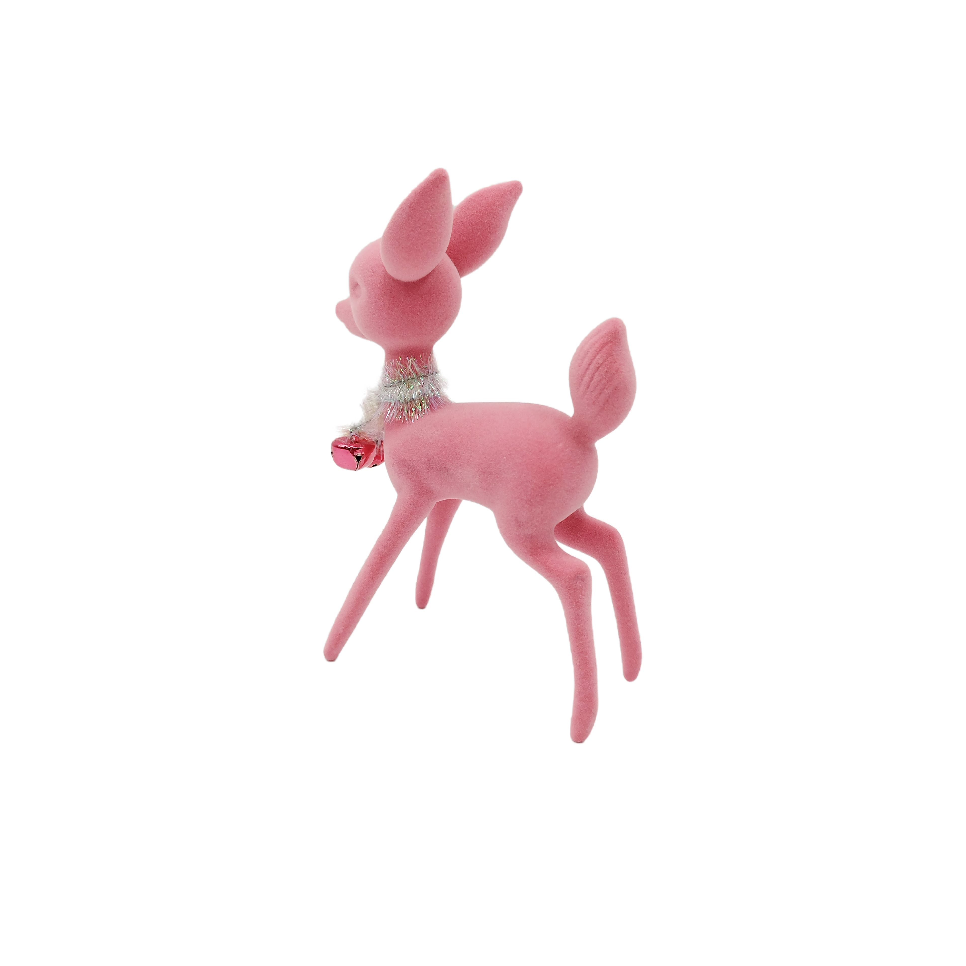 Flocked Deer Tabletop D&#xE9;cor by Ashland&#xAE;