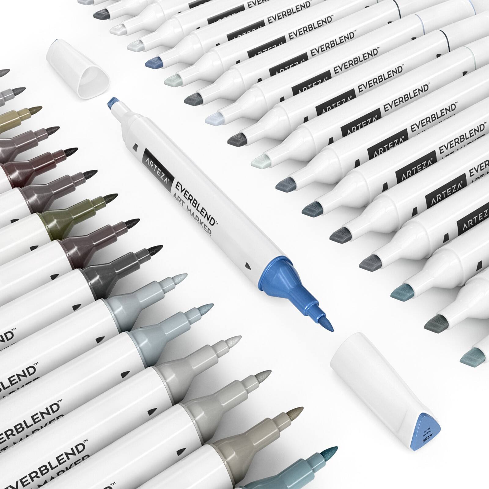 Arteza® Gray Tones Dual Tip Alcohol Marker Set