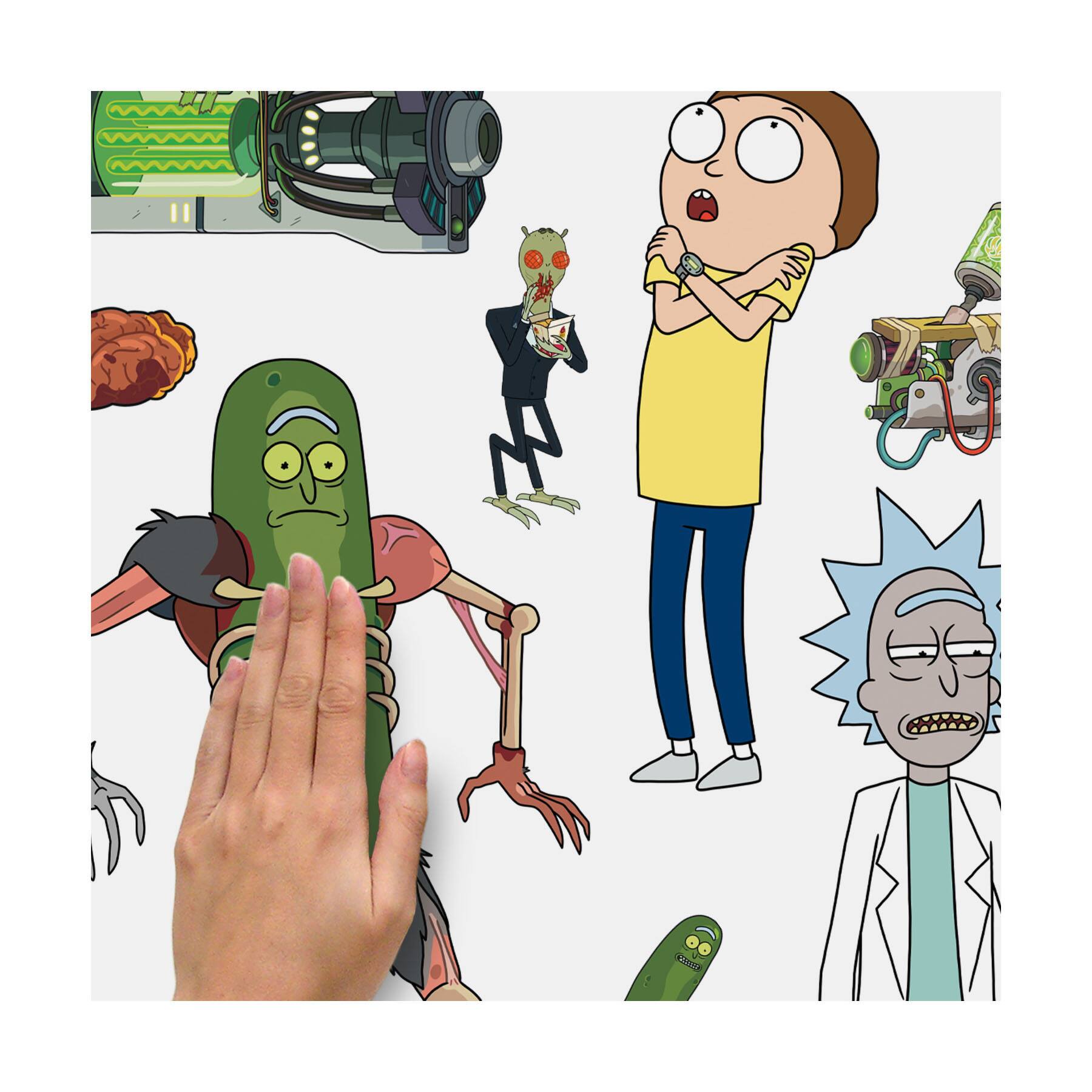 RoomMates Rick and Morty Peel &#x26; Stick Wall Decals