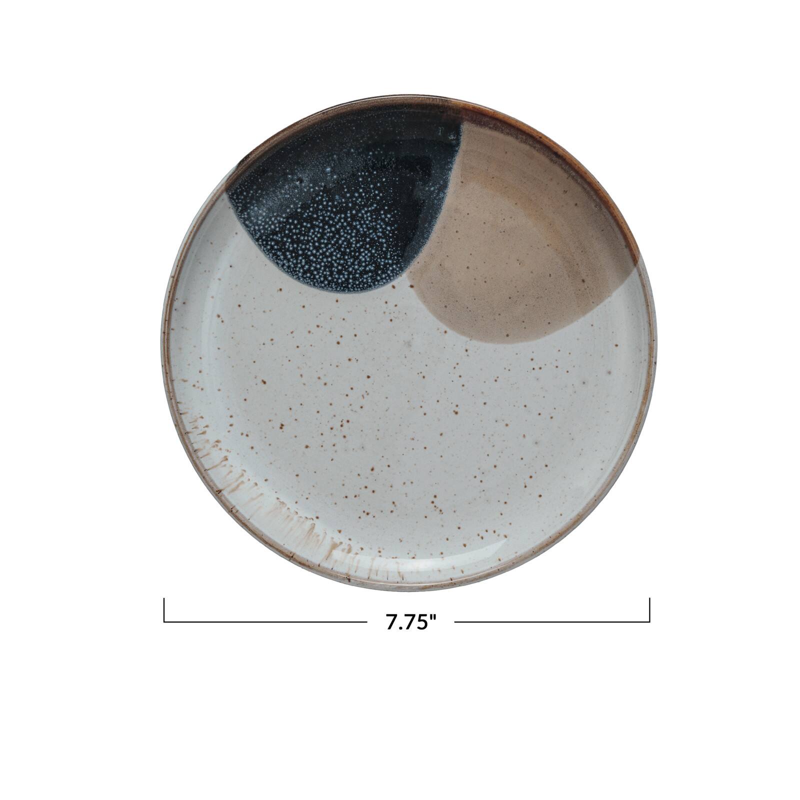 Hello Honey® 7.75" Earthen Hues Stoneware Plates, 4ct.