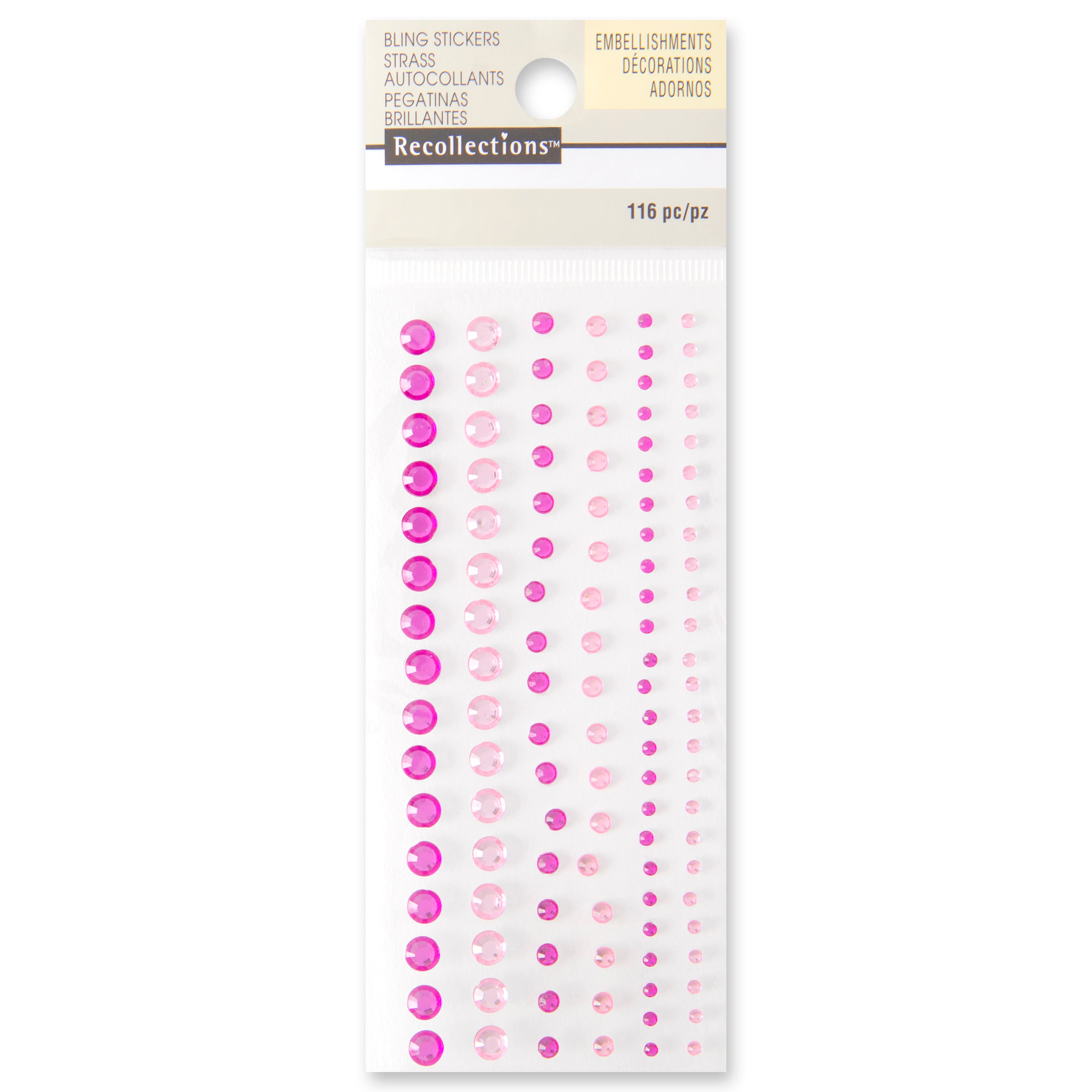 12 Pack: Adhesive Rhinestones Mixed Pack by Recollections™