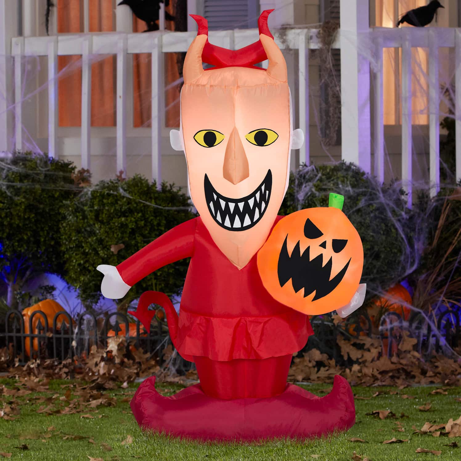 4ft. Airblown&#xAE; Inflatable Halloween Lock with Jack-o&#x27;-Lantern