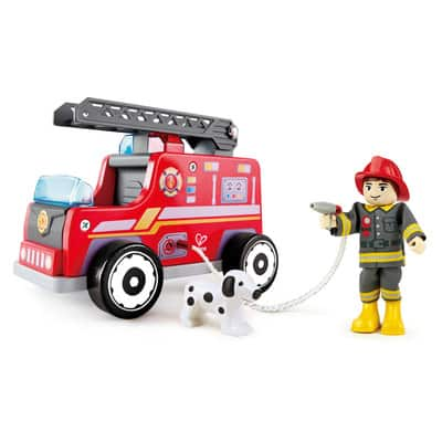 Hape Wood Fire Truck Playset | Michaels