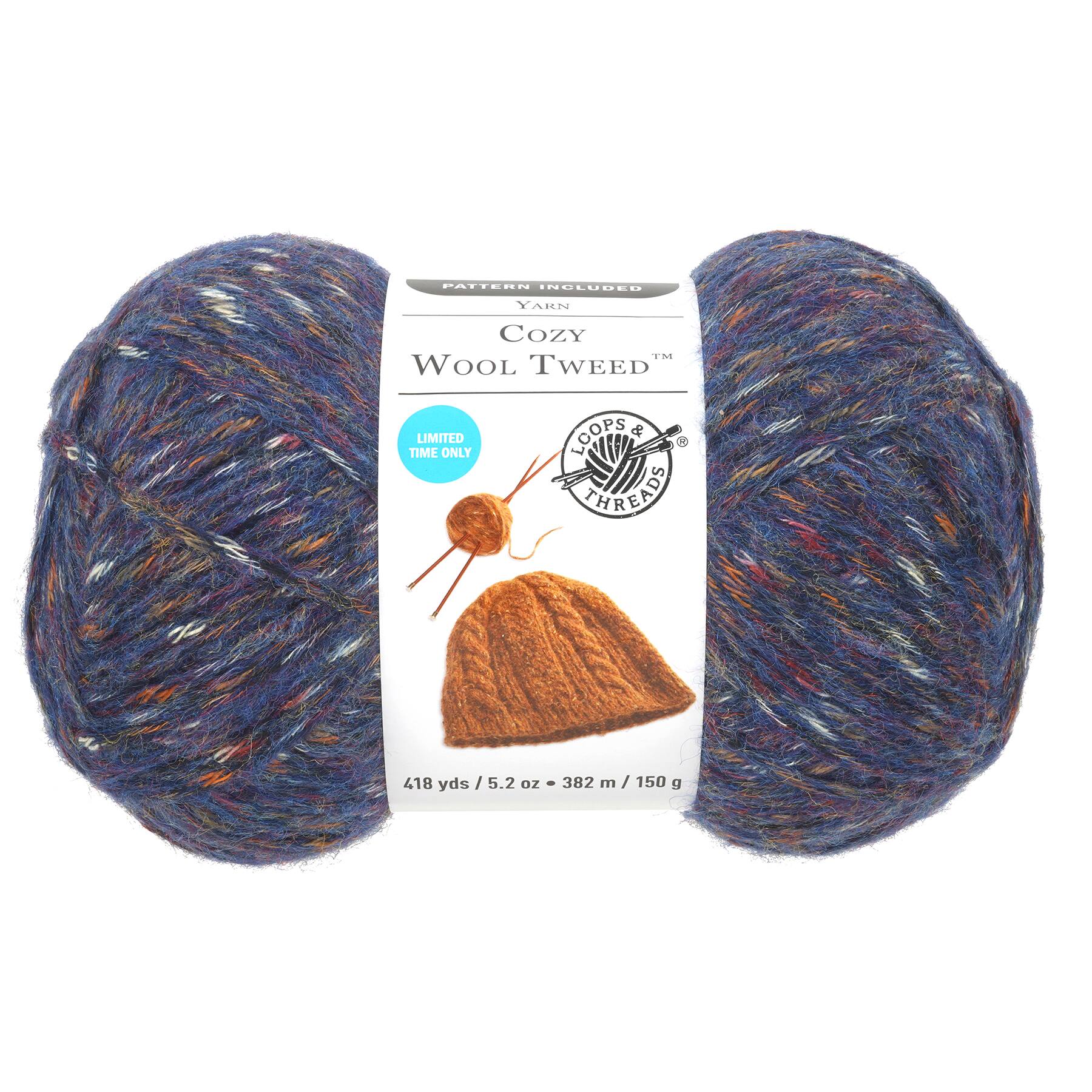 Cozy Wool Tweed&#x2122; Yarn by Loops &#x26; Threads&#xAE;