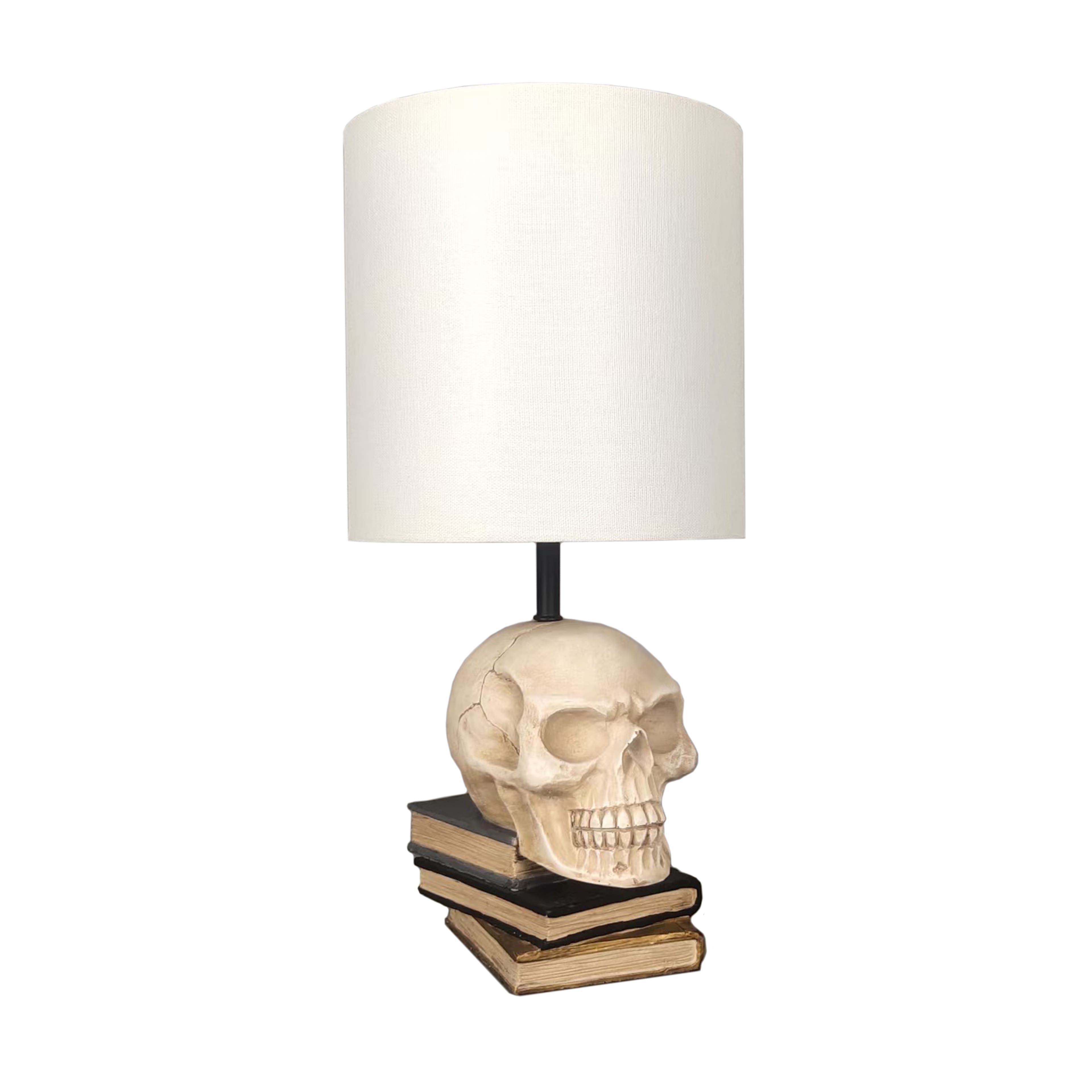 16.25" Skull Book Stack Lamp by Ashland®
