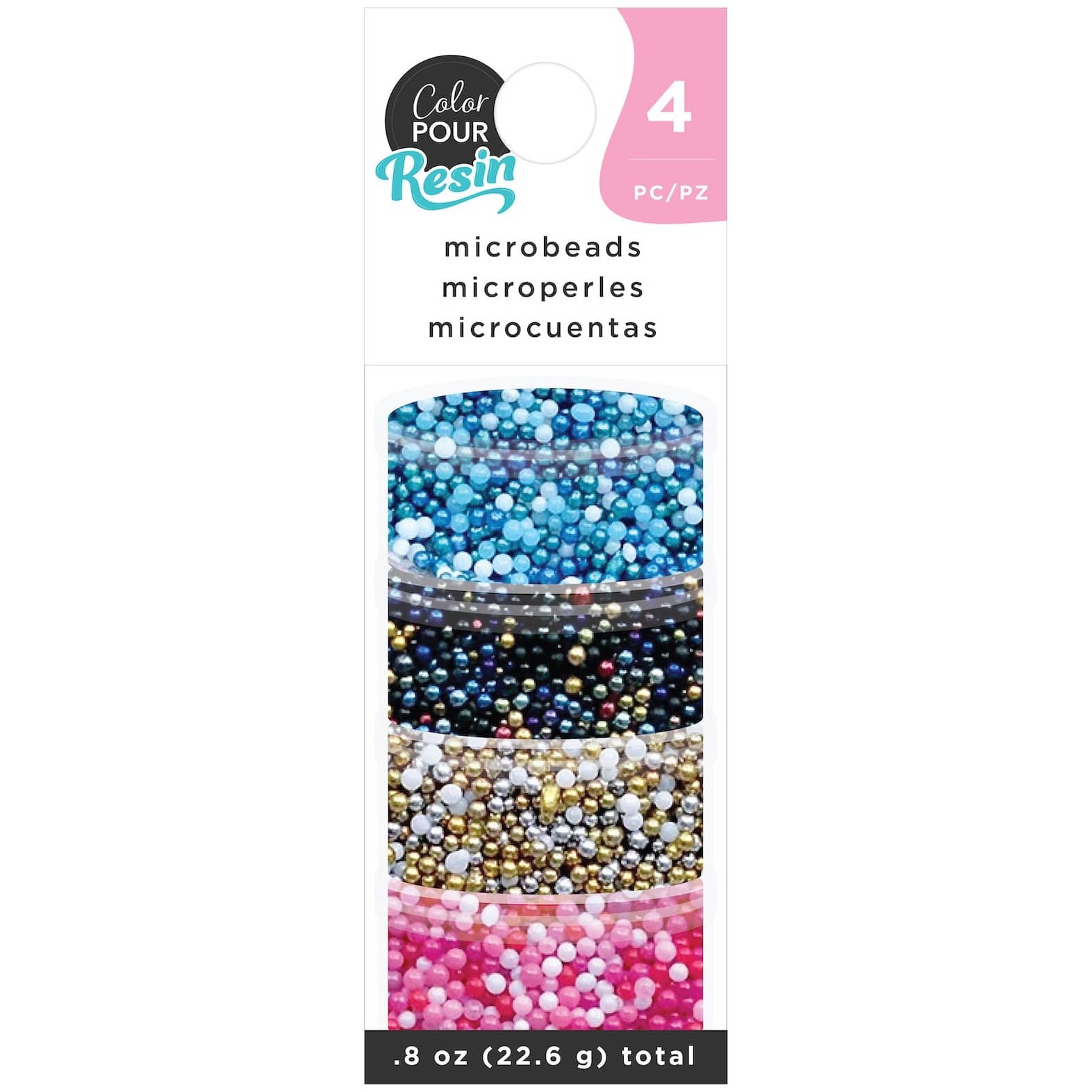 Color Pour Resin Microbead Mix-Ins, 4ct.
