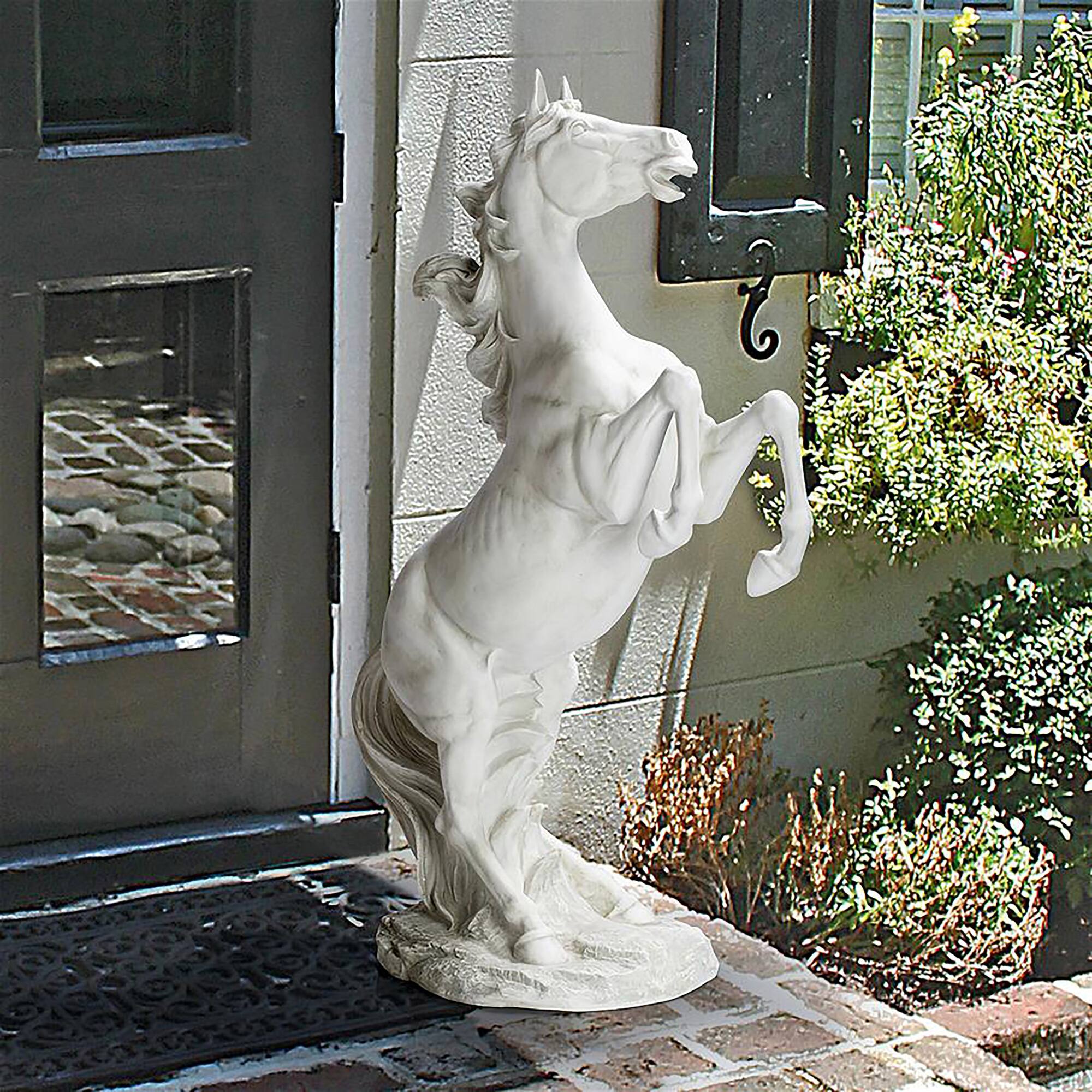 Design Toscano 33.5&#x22; Majestic Mustang Horse Sculpture