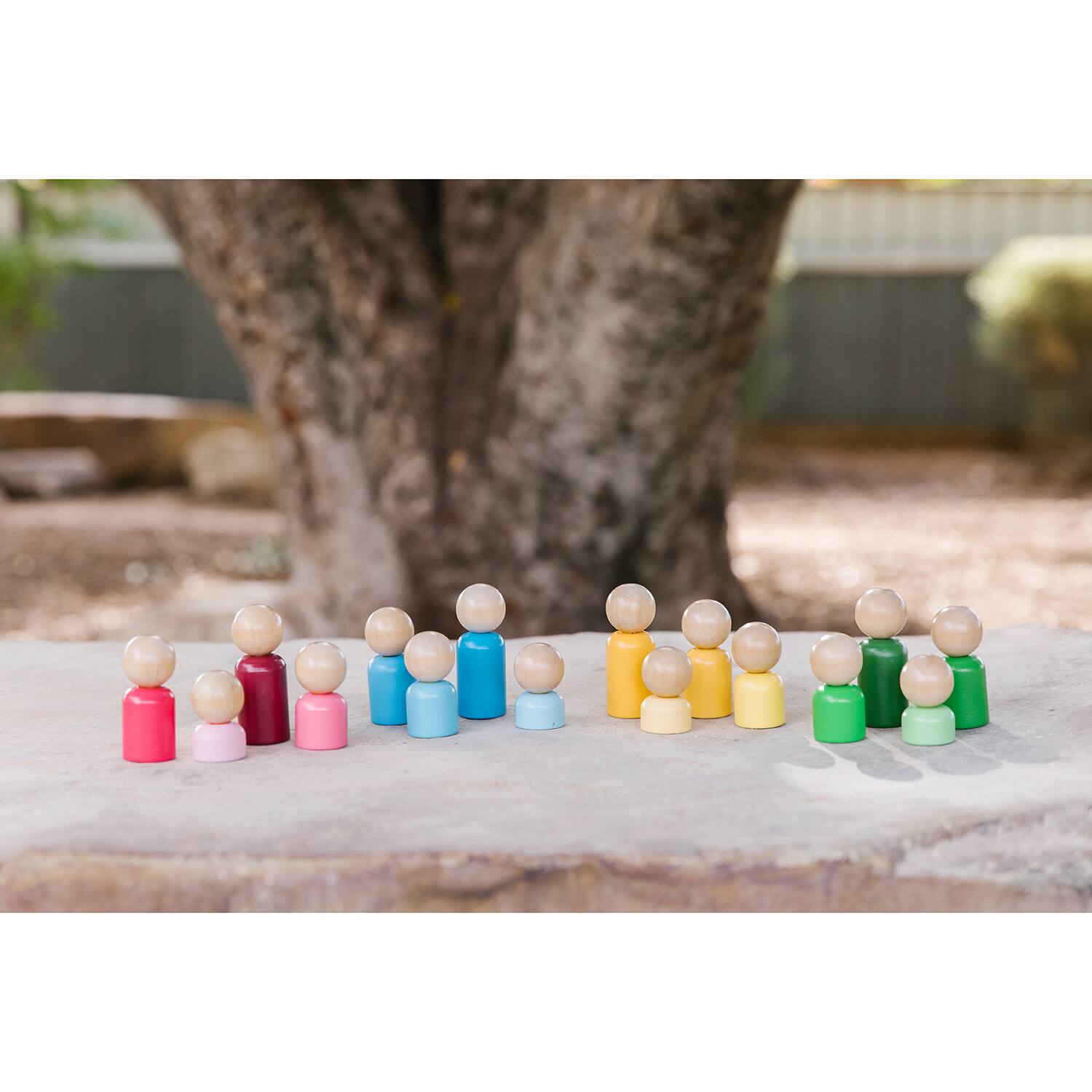 The Freckled Frog Rainbow Families Play Set