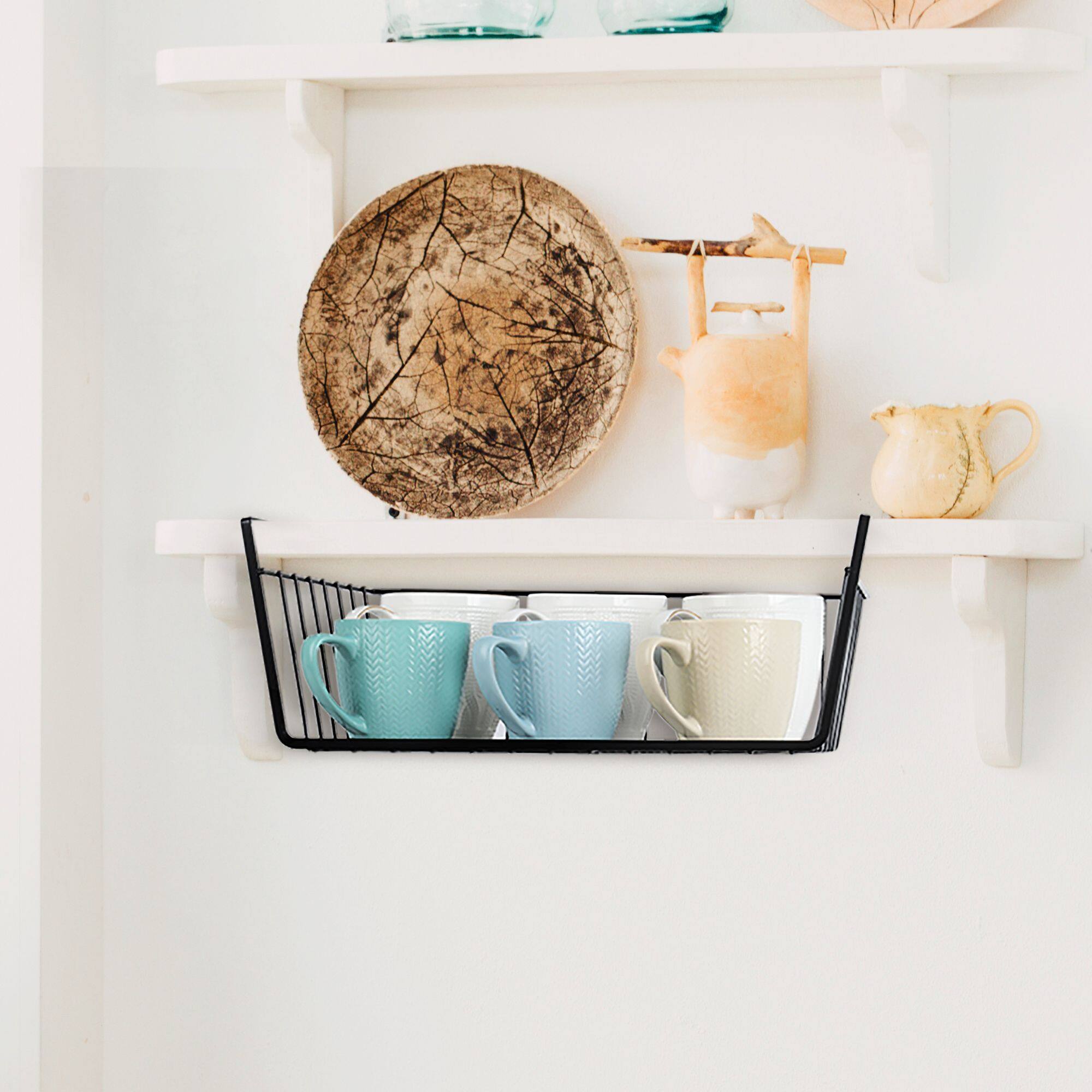 NEX™ Black Under Shelf Wire Baskets, 4ct.