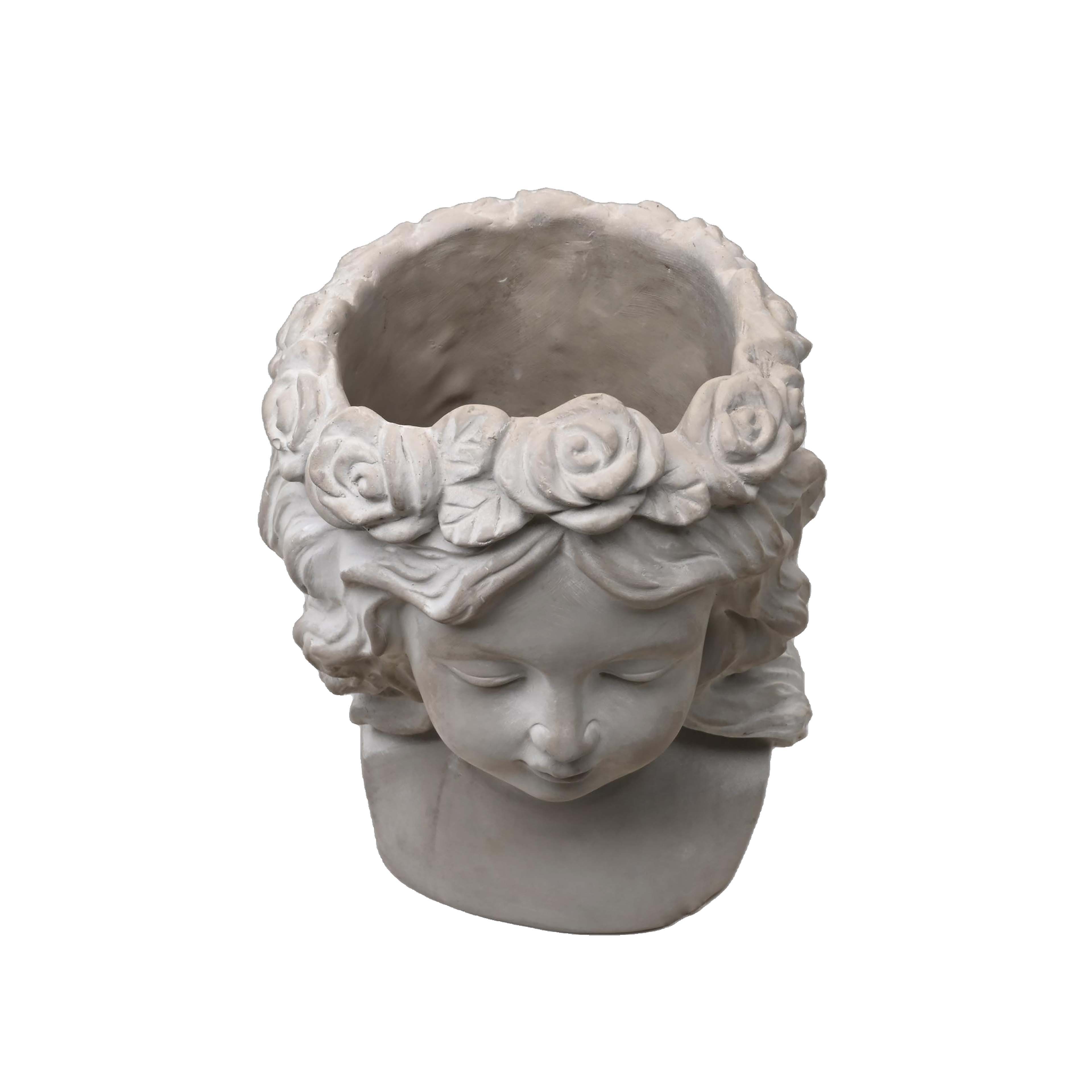 9&#x22; Female Bust Cement Container by Ashland&#xAE;
