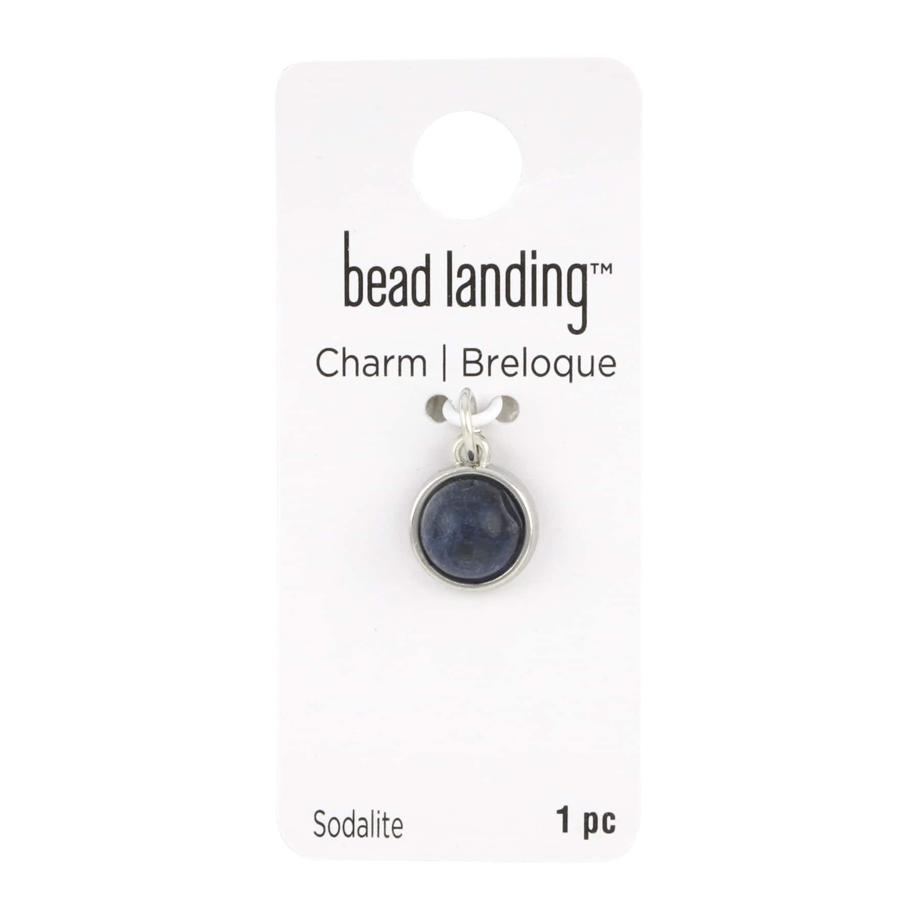 Round Sodalite Charm by Bead Landing&#x2122;
