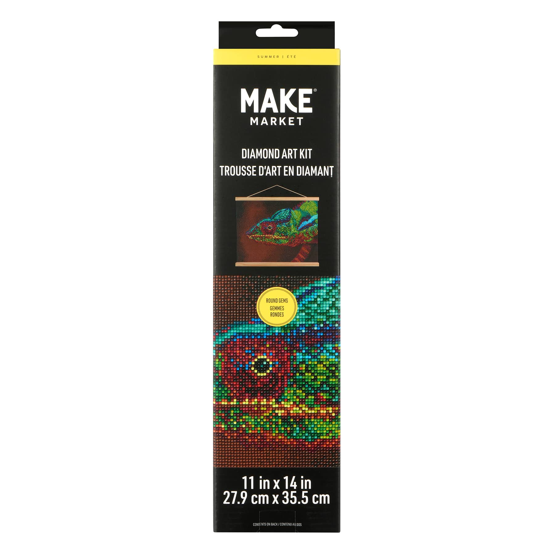 Chameleon Diamond Art Kit with Frame by Make Market&#xAE;