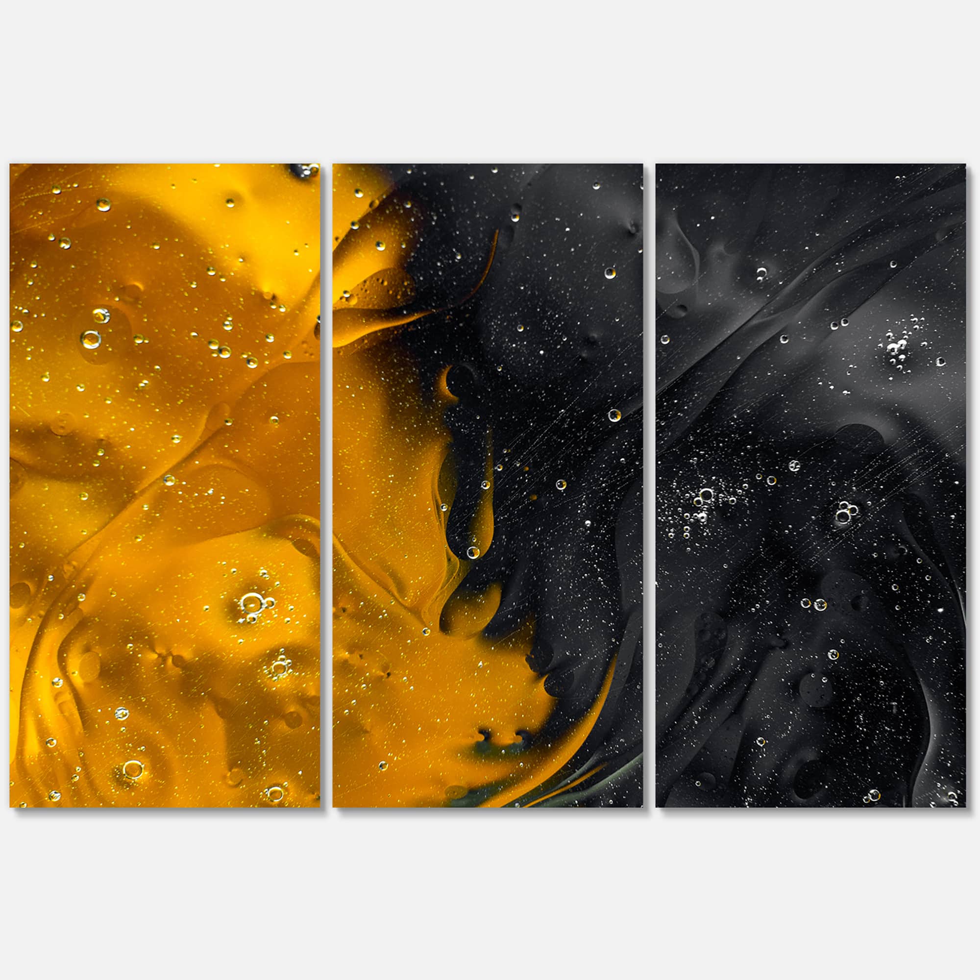 Designart - Marriage of Yellow and Black