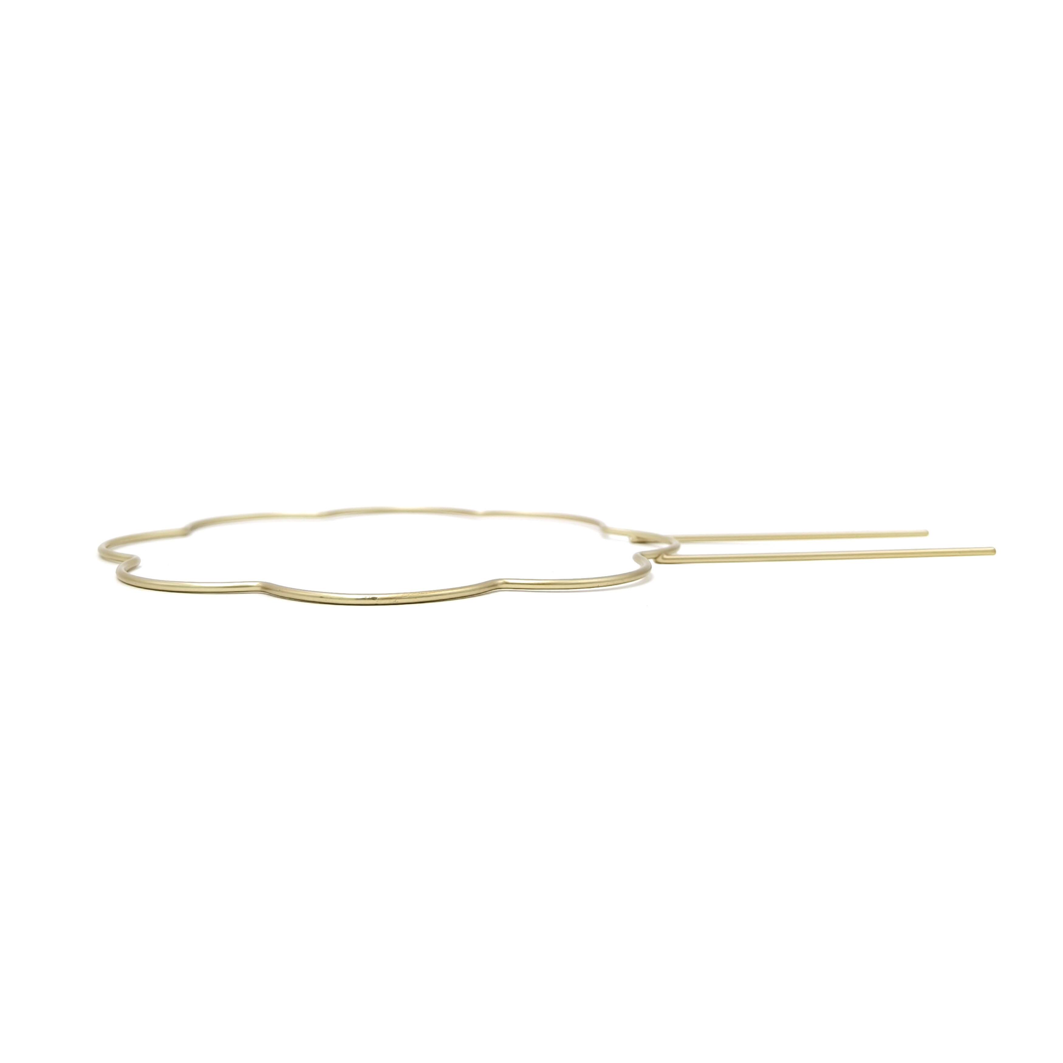 12&#x22; Gold Metal Flower Stake by Ashland&#xAE;