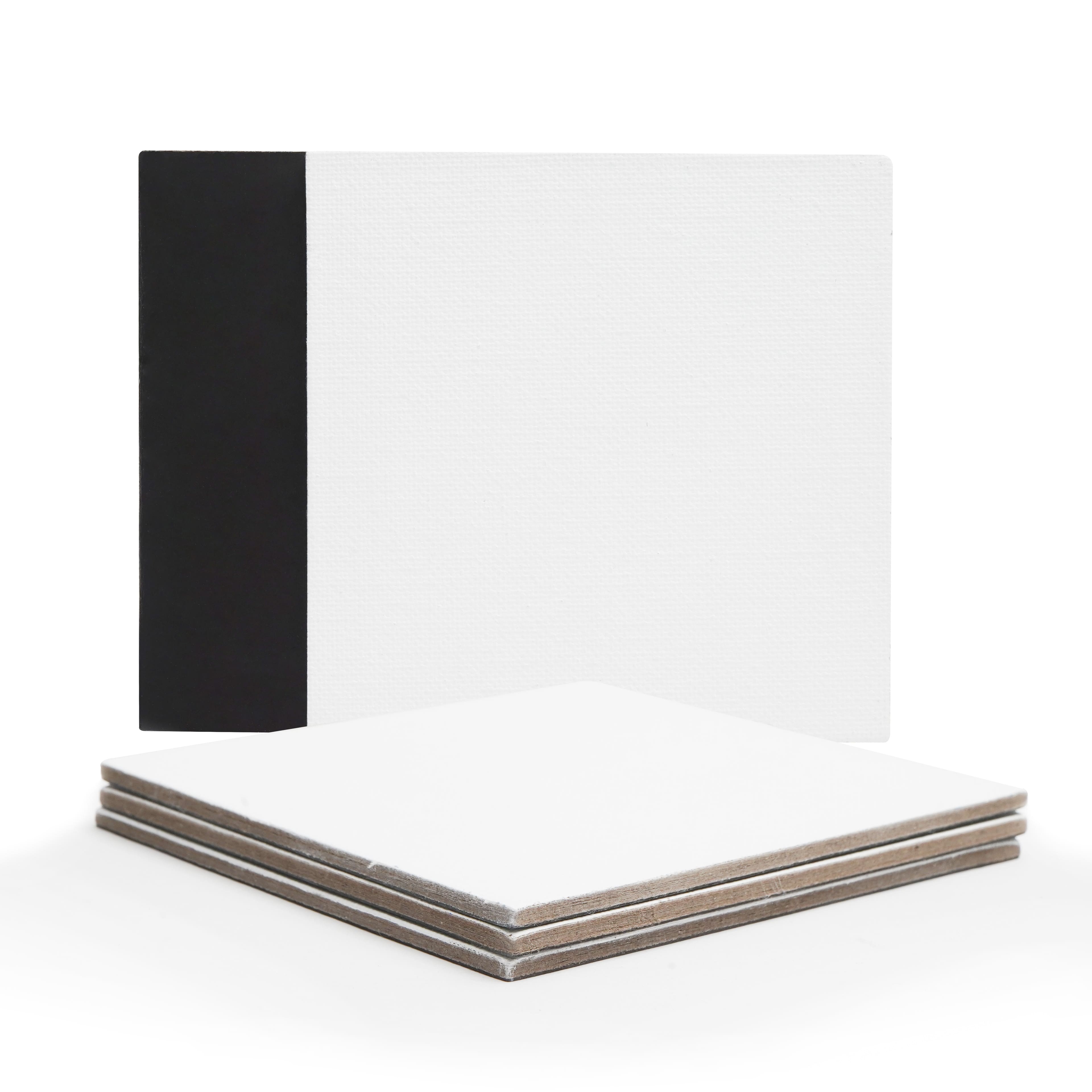 5 Pack 4&#x22; Shaped Magnetic Canvas Panels by Craft Smart&#x2122;