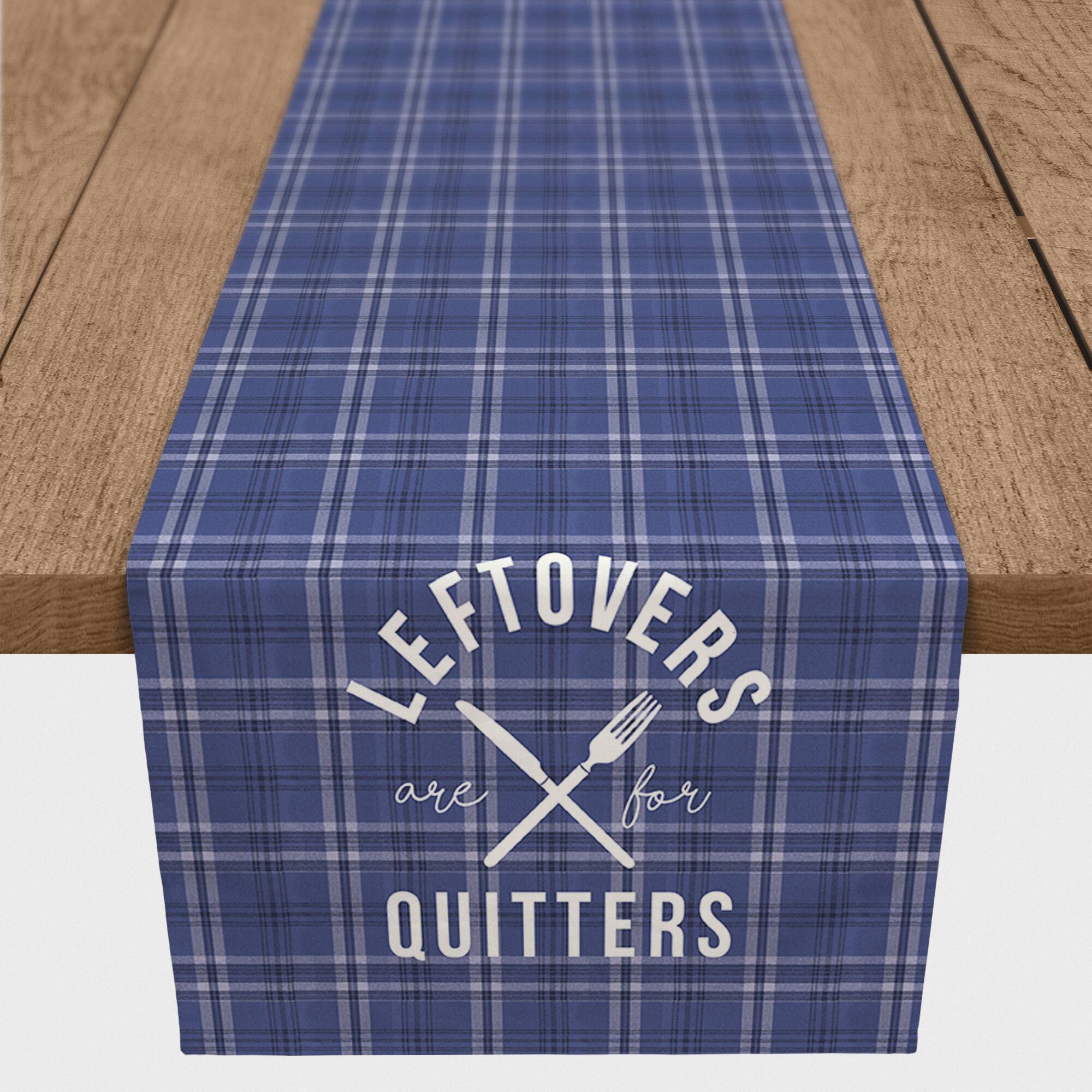 90" Leftovers Plaid Polyester Twill Table Runner