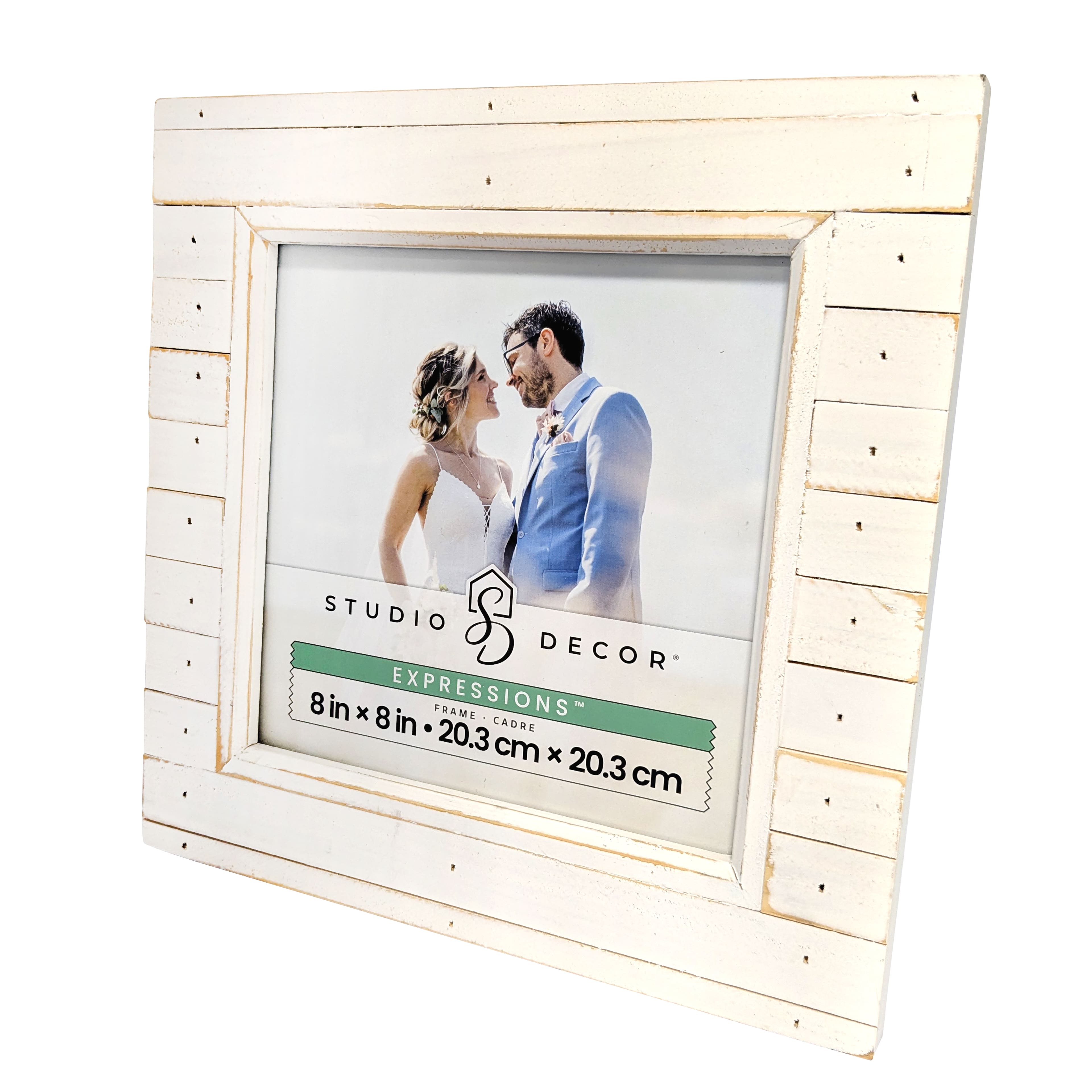 Expressions&#x2122; White Salvage Chic Frame by Studio D&#xE9;cor&#xAE;