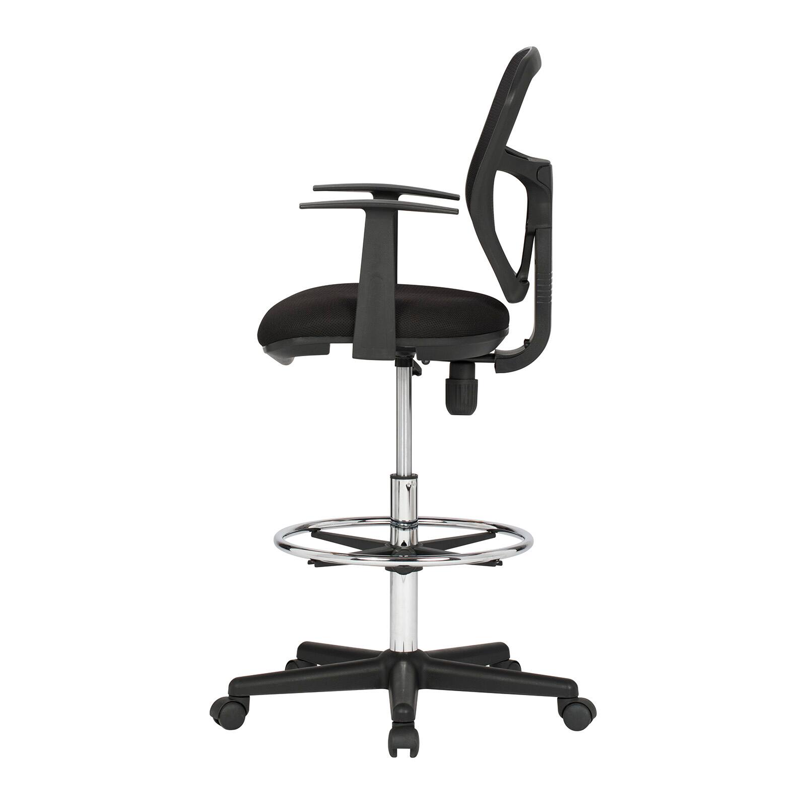 Studio Designs Riviera Height Adjustable Drafting Chair with Mesh Back