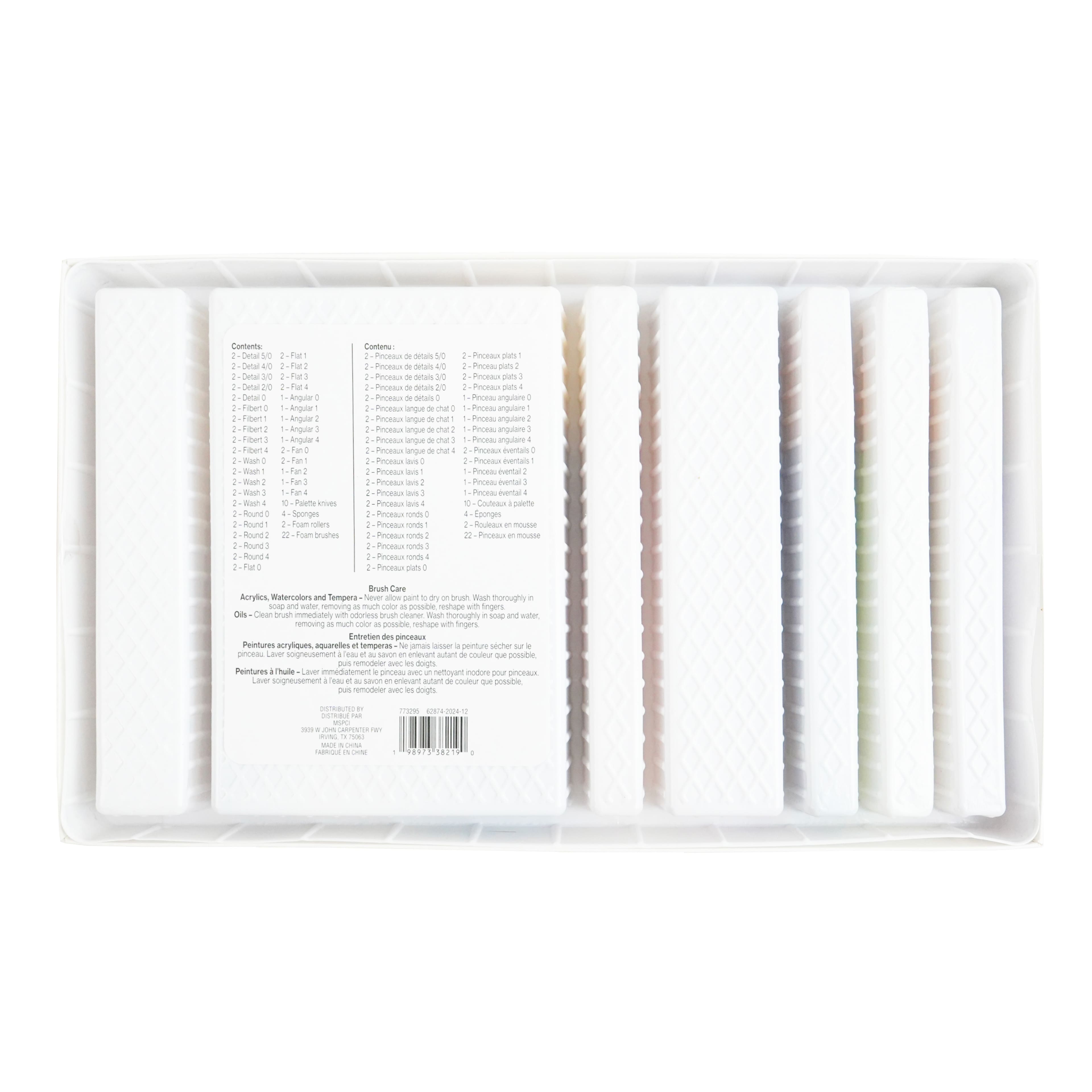 Multi-Purpose 100 Piece Brush Set by Craft Smart®