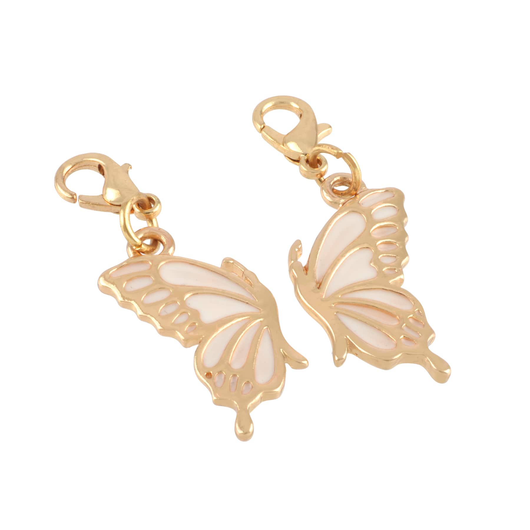 12 Packs: 2 ct. (24 total) Gold Butterfly Charms by Bead Landing™