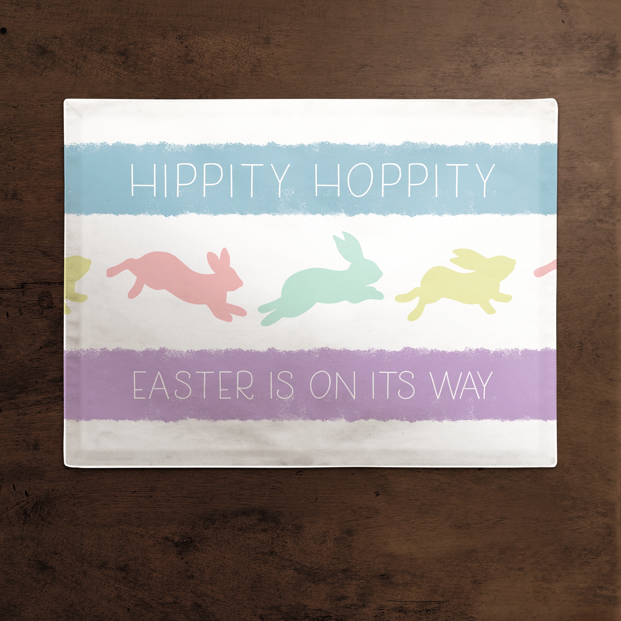 Easter On Its Way 14" x 18" Poly Twill Placemat