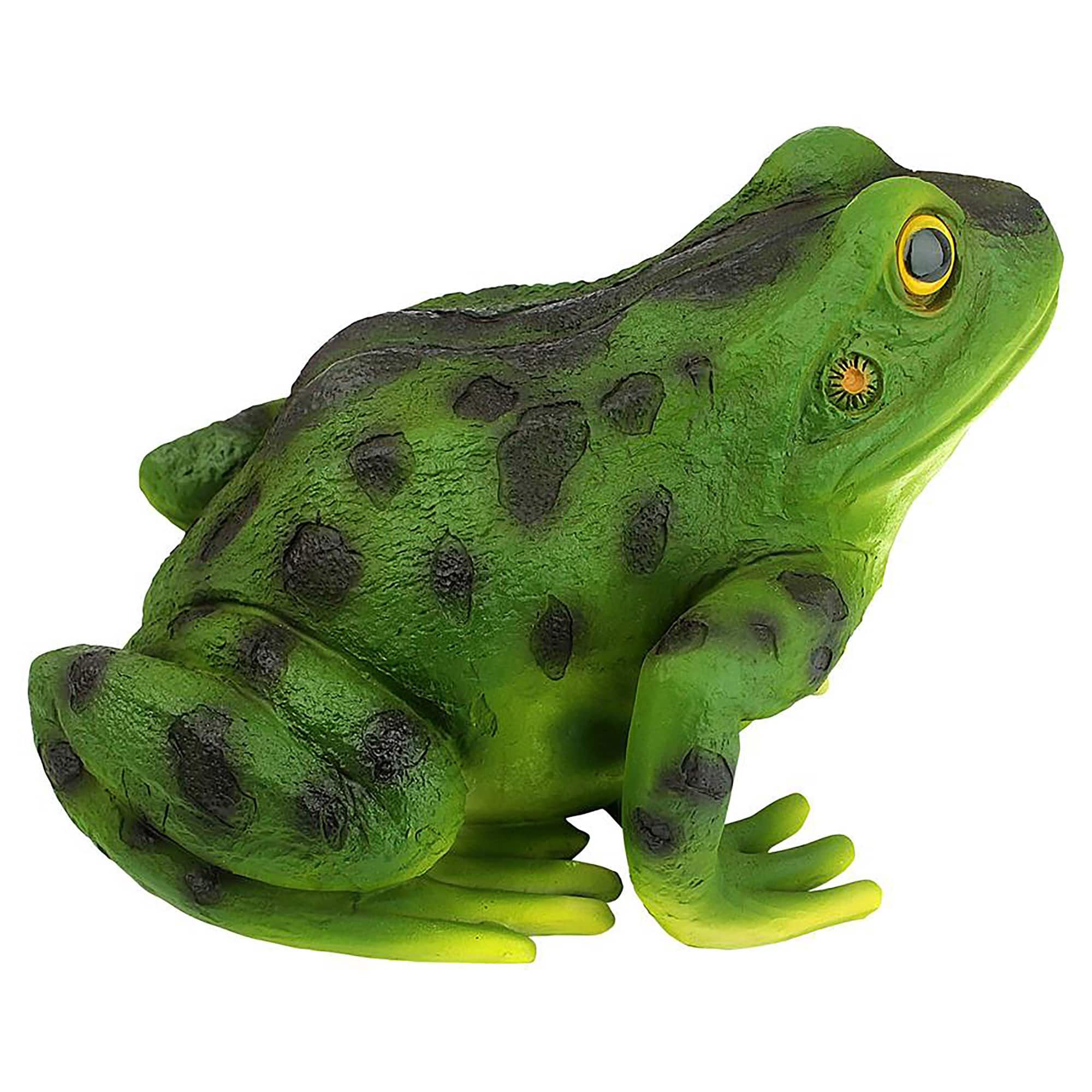 Design Toscano 9.5&#x22; Ribbit the Frog Garden Toad Statues, 2ct.