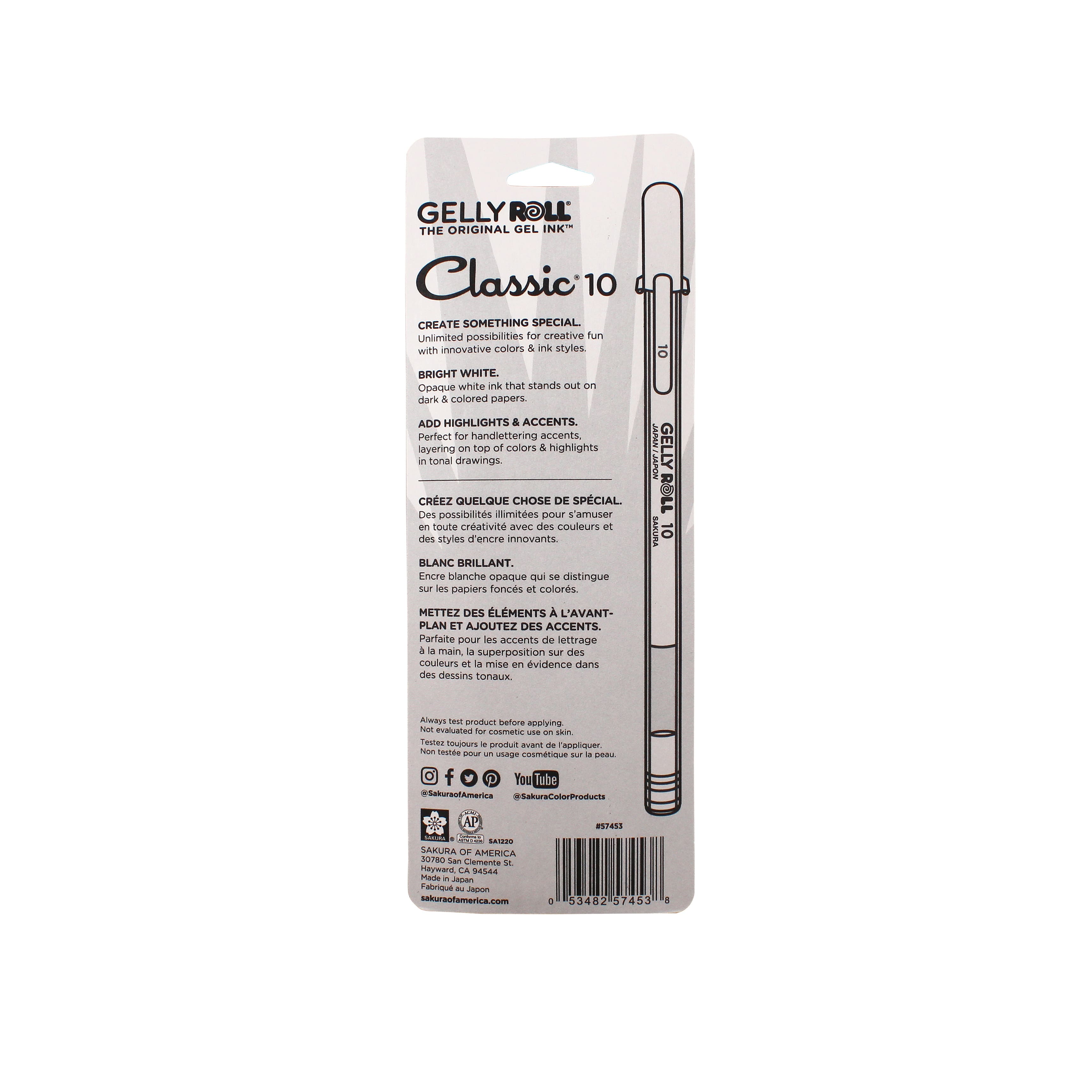 Ikis White Gel Pens pack of 3