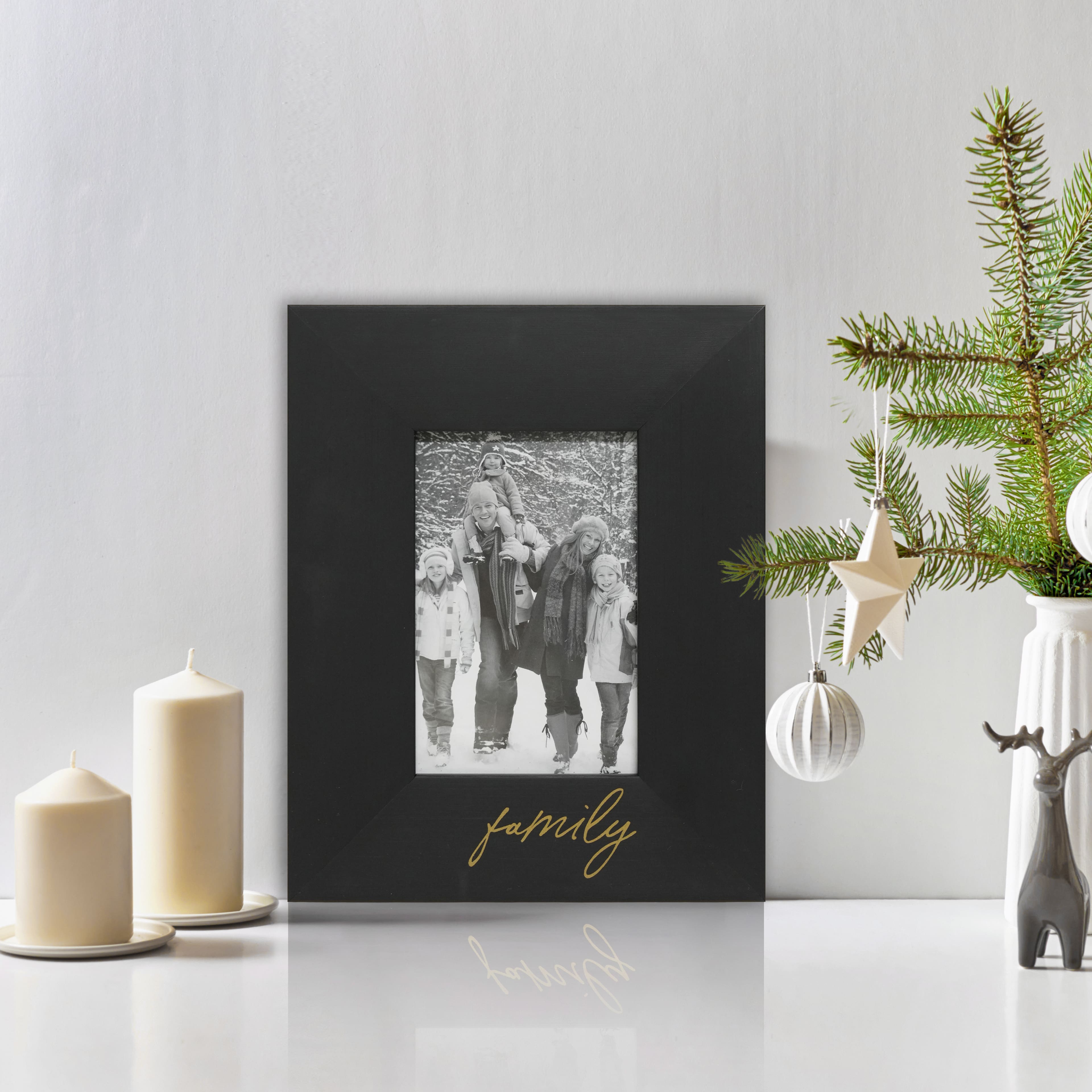 4&#x22; x 6&#x22; Black Family Frame by Studio D&#xE9;cor&#xAE;