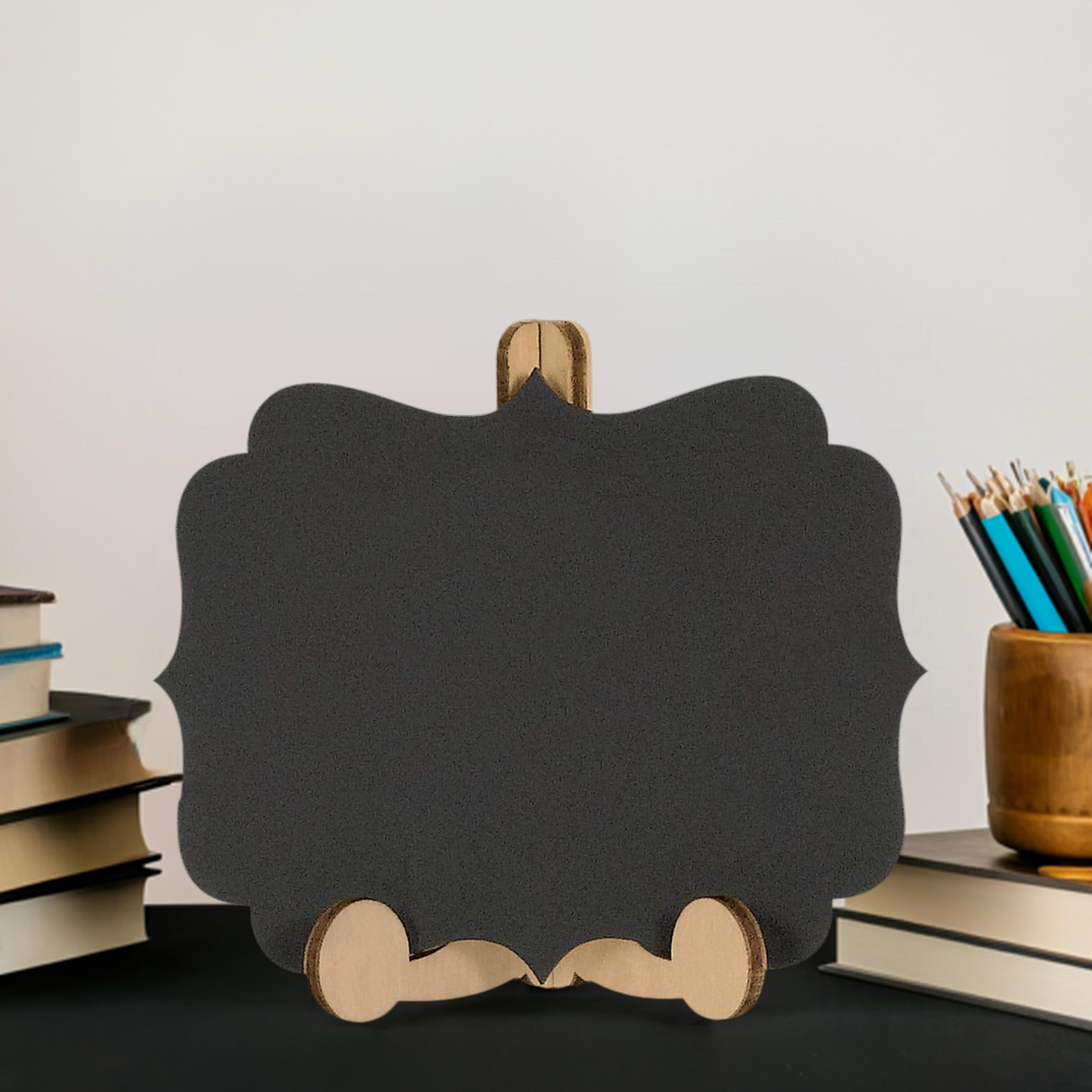 3.5&#x22; Mini Wood Chalkboard Easels, 12ct.