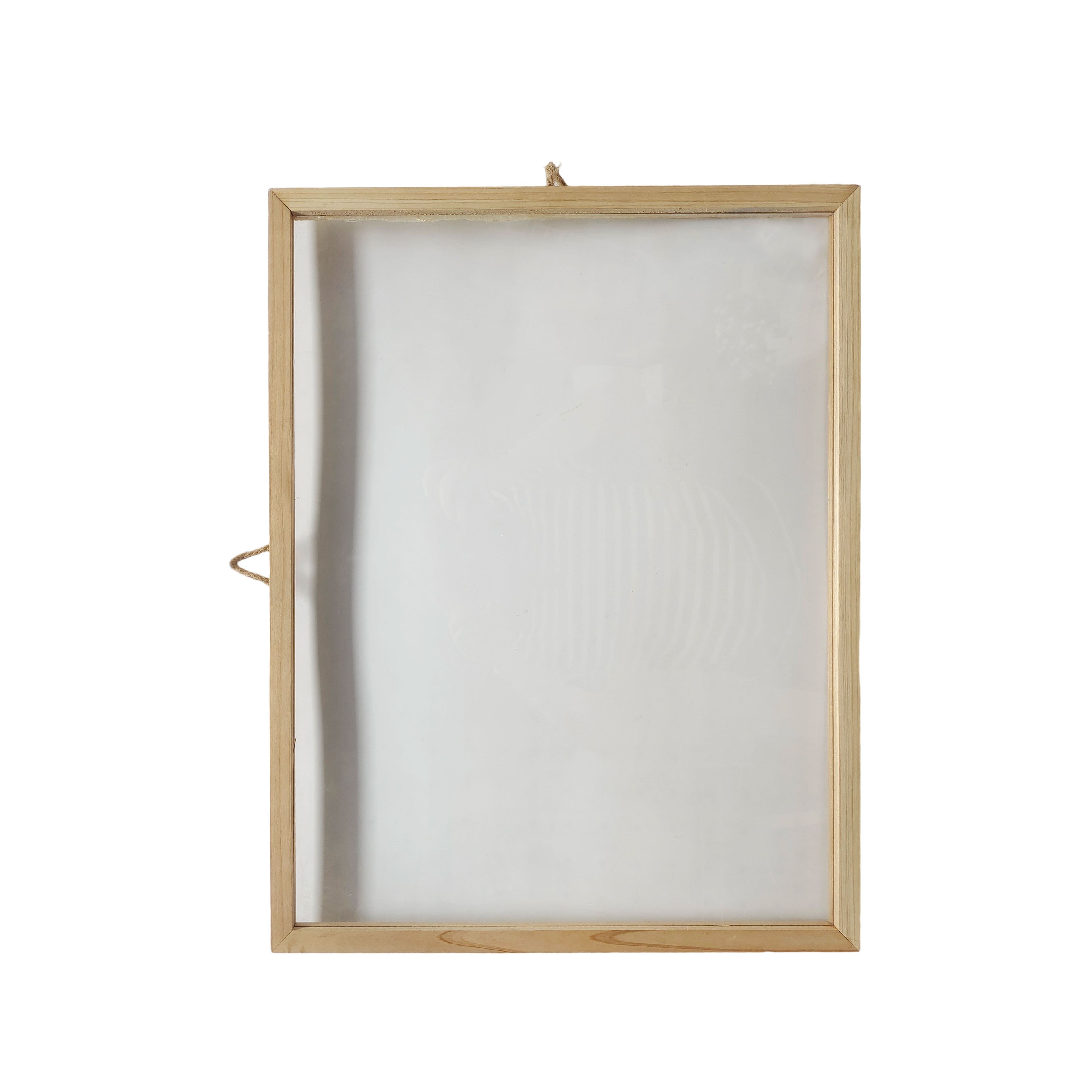 6 Pack: 16" x 20" Unfinished Wood Framed Acrylic Sign by Make Market®