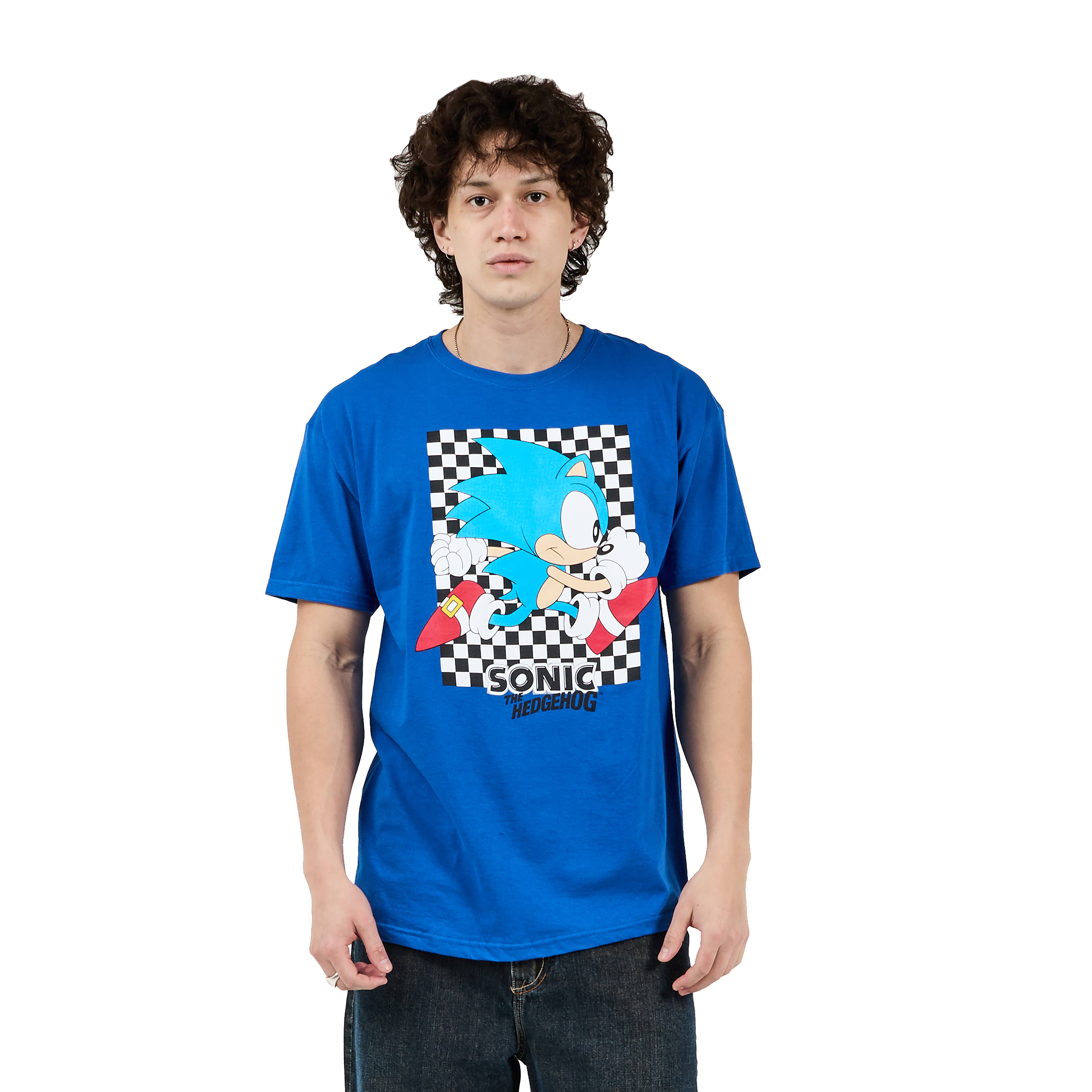 Sonic the Hedgehog Blue Adult Crewneck T-Shirt