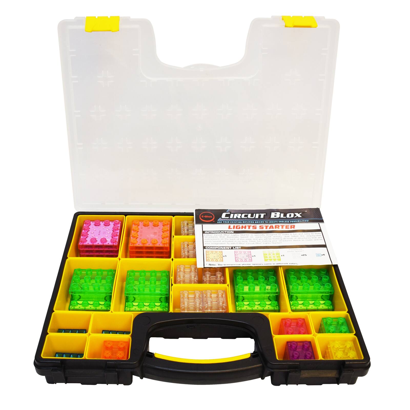 E-Blox&#xAE; Circuit Blox&#x2122; Circuit Board Building Block Lights Classroom Set, 128 Pieces