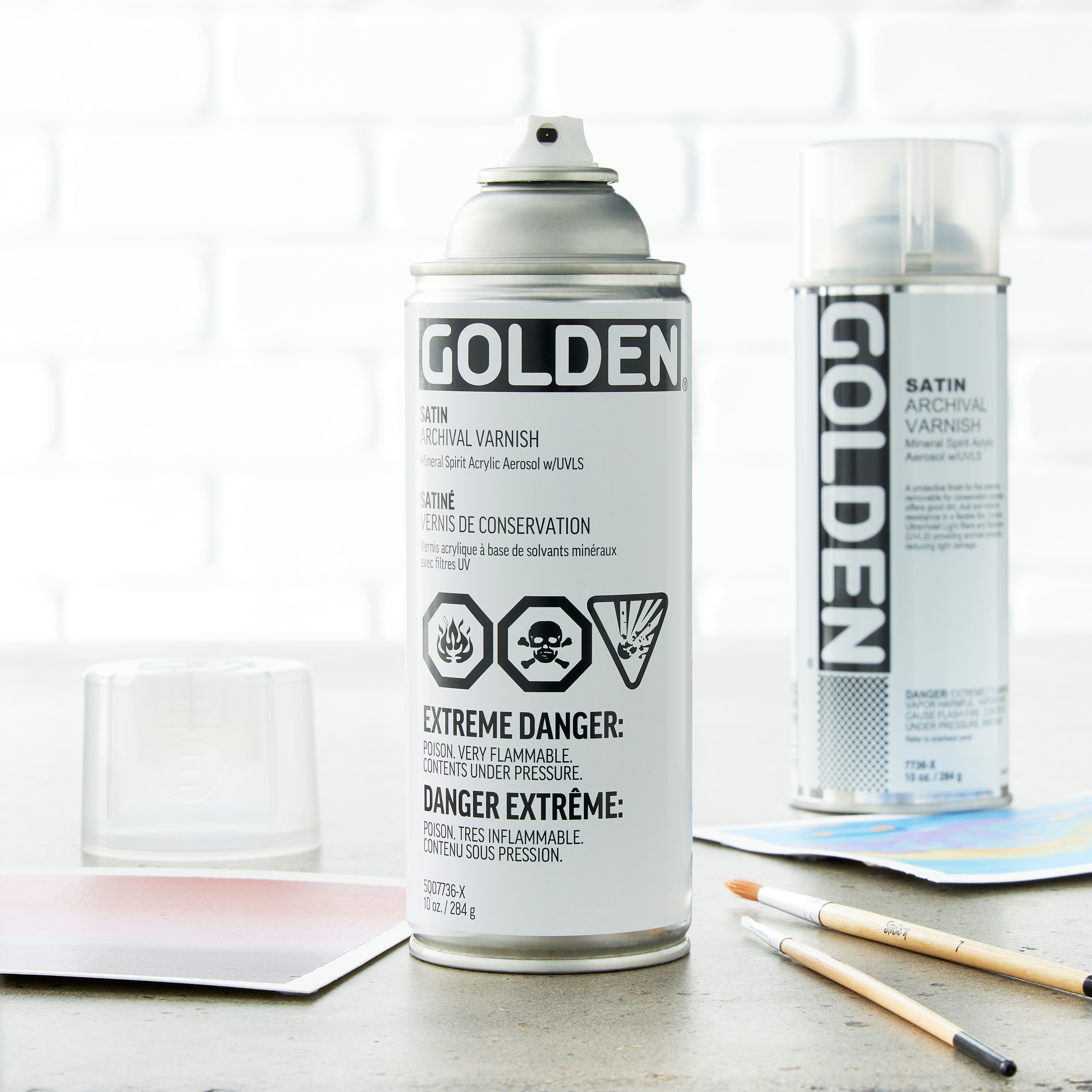 Golden® Archival Varnish Spray, Satin