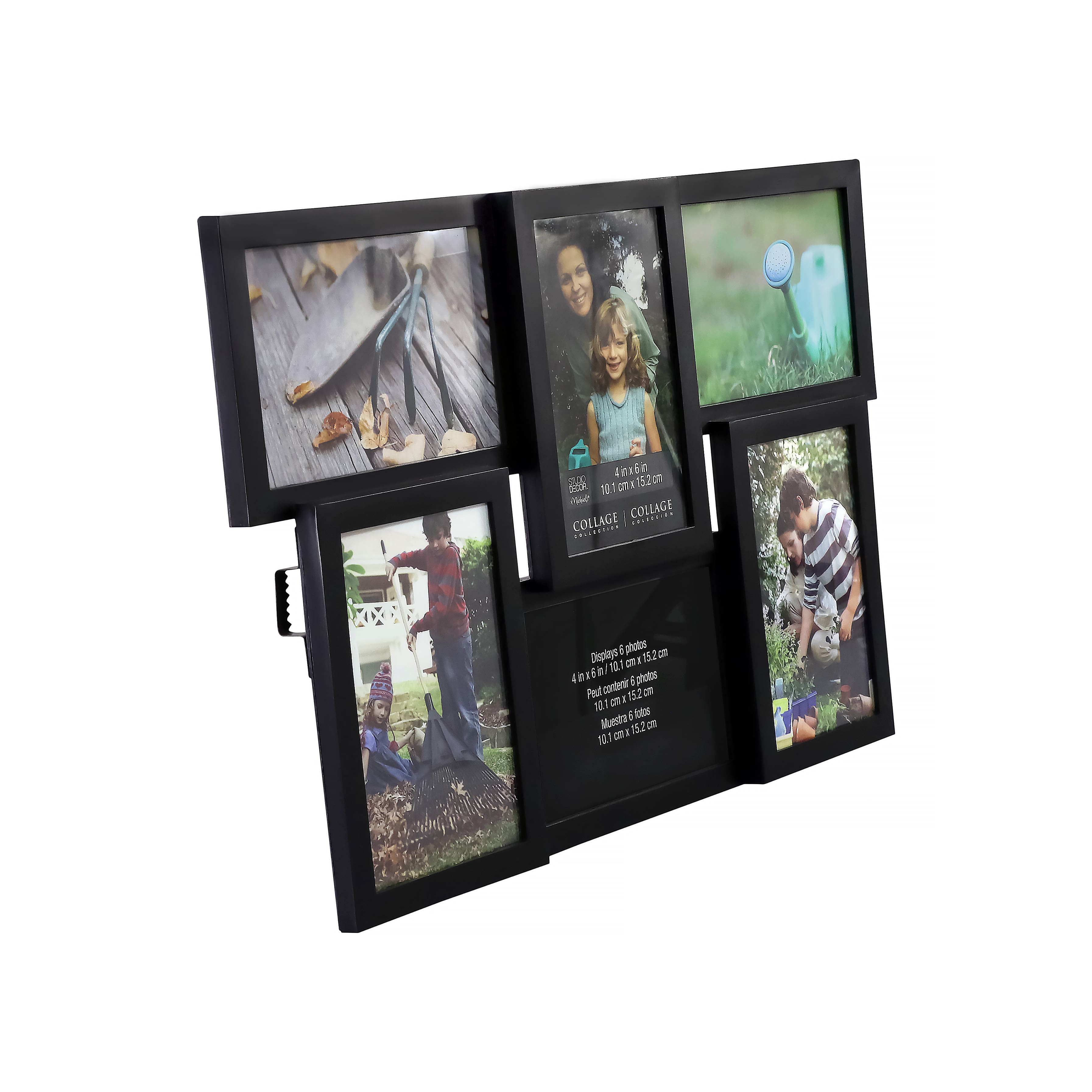 6-Opening Collage Frame, 4&#x22; x 6&#x22; by Studio D&#xE9;cor&#xAE;
