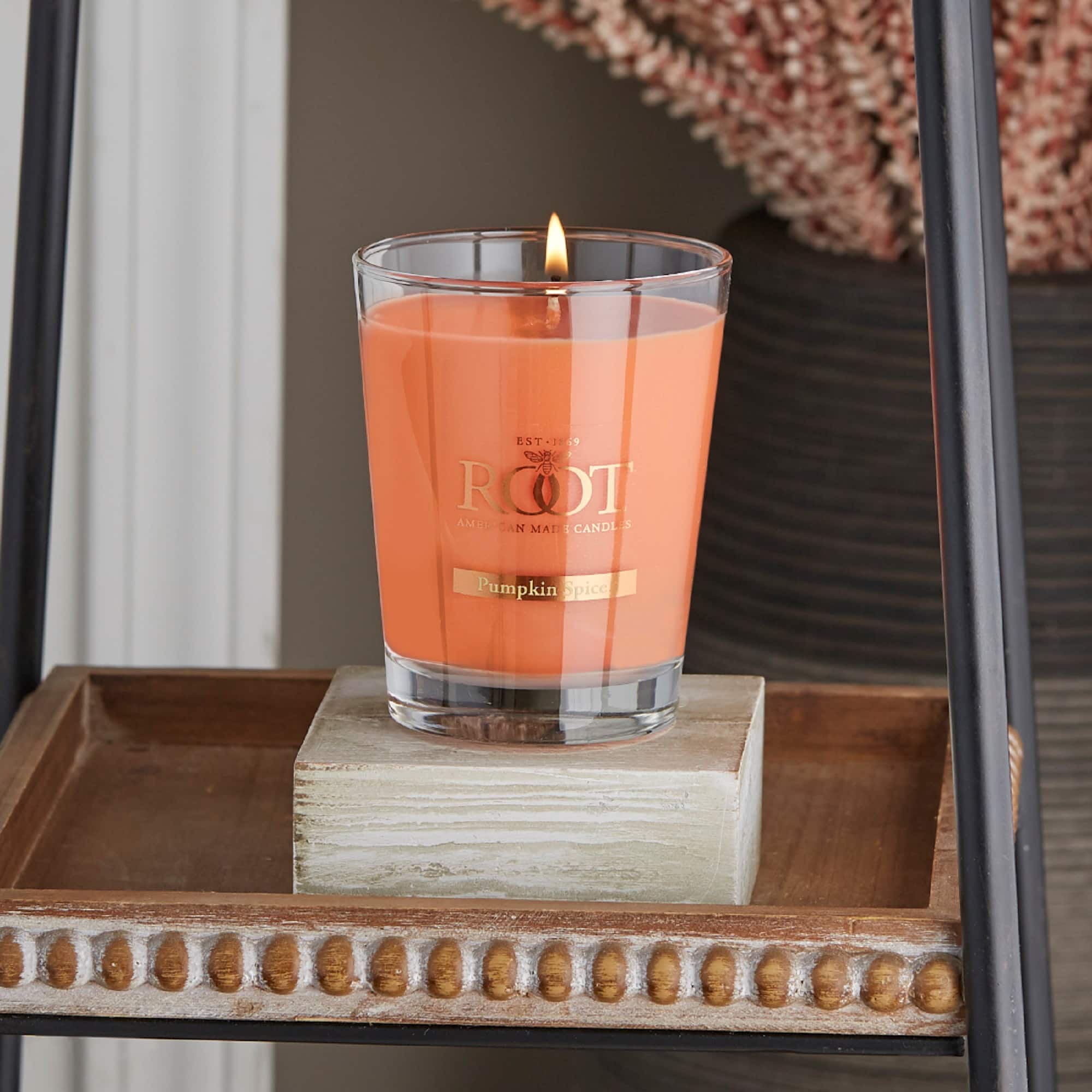 Root Candles 10.5oz. Large Scented Honeycomb Veriglass Jar Candle