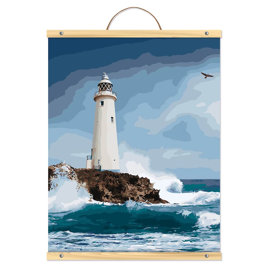 Lighthouse PaintbyNumber Kit by Artist's Loft