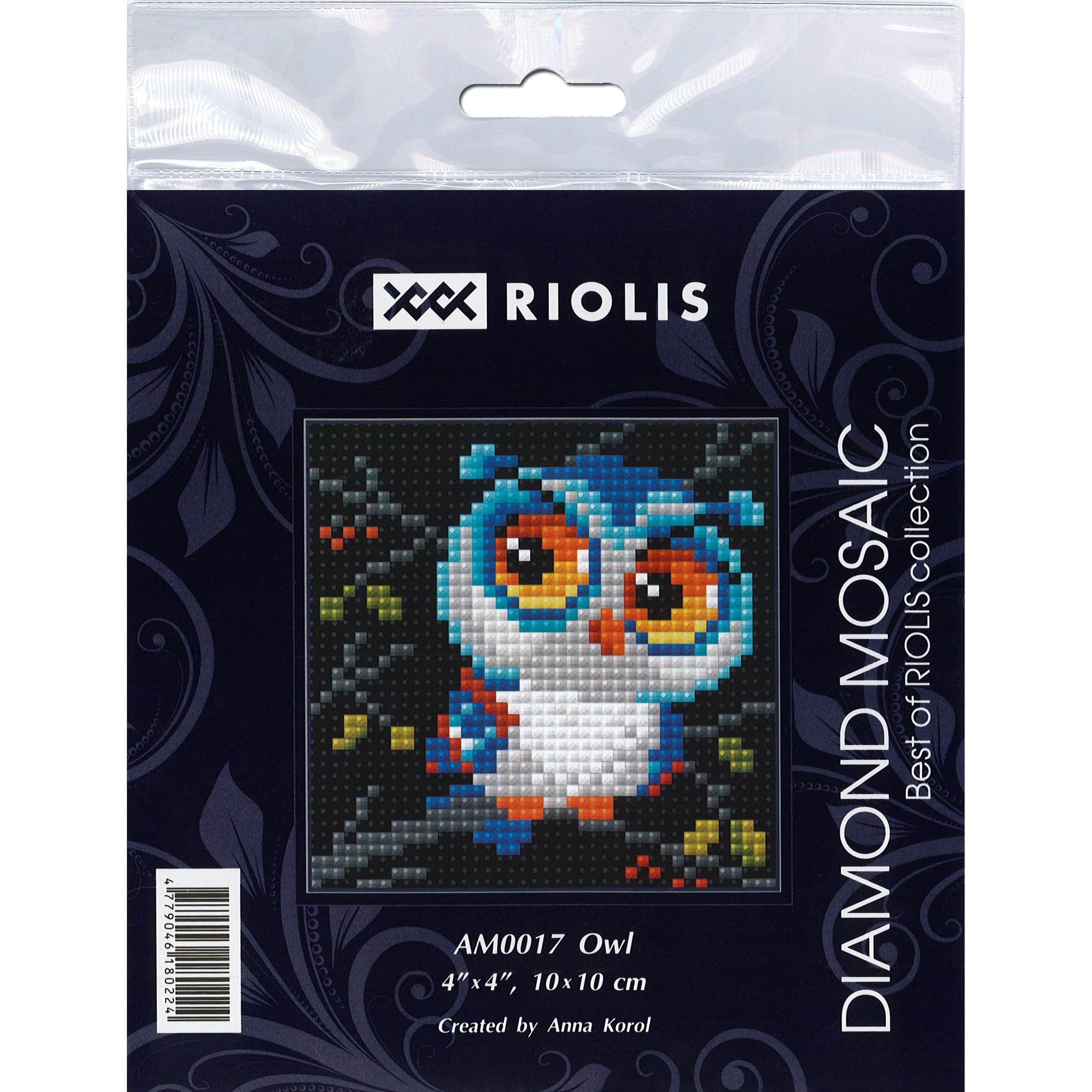 RIOLIS Owl Diamond Mosaic Kit