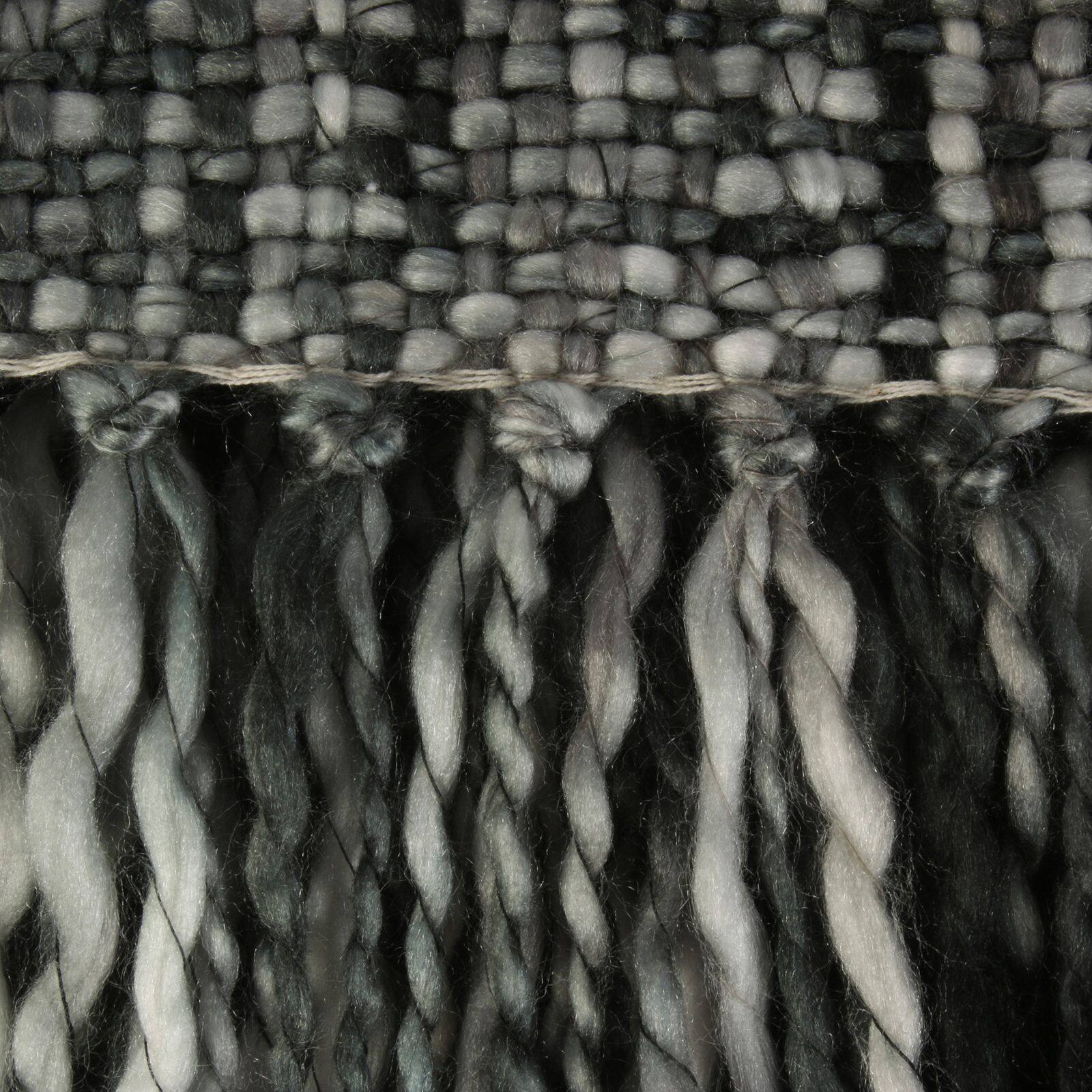 DII® Mineral Gray Variegated Acrylic Woven Throw