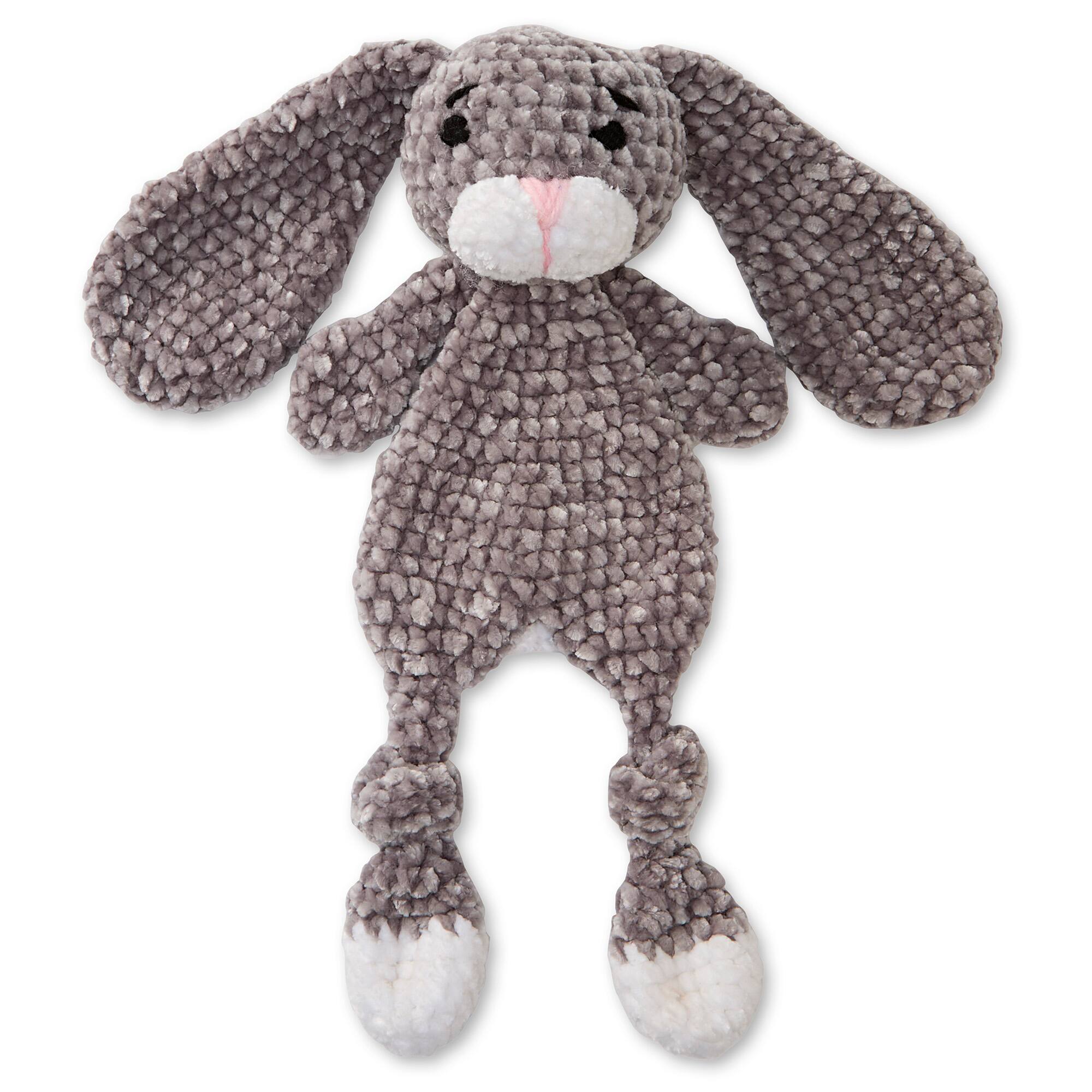 9" Bailey the Bunny Chenille Crochet Kit by Loops & Threads®