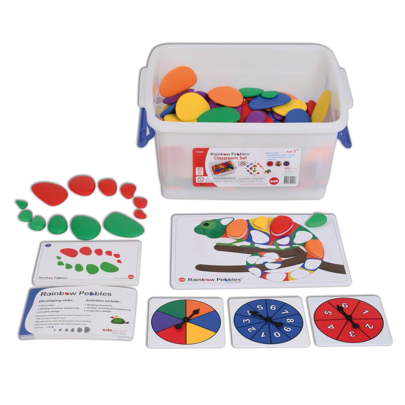 Edx Education&#xAE; Rainbow Pebbles&#xAE; Classroom Set