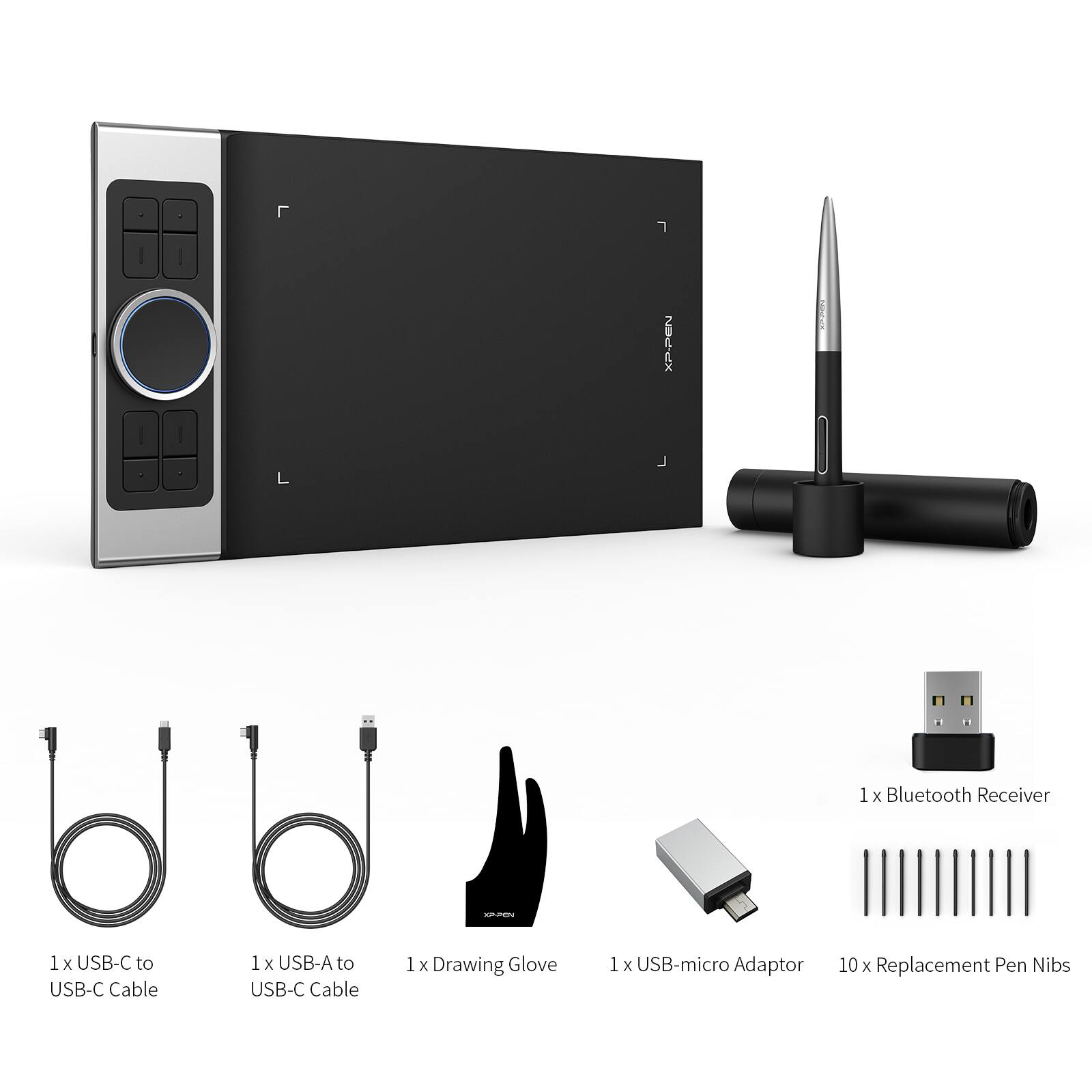 XPPen 9" x 5" Deco Pro SW Bluetooth Graphics Drawing Tablet