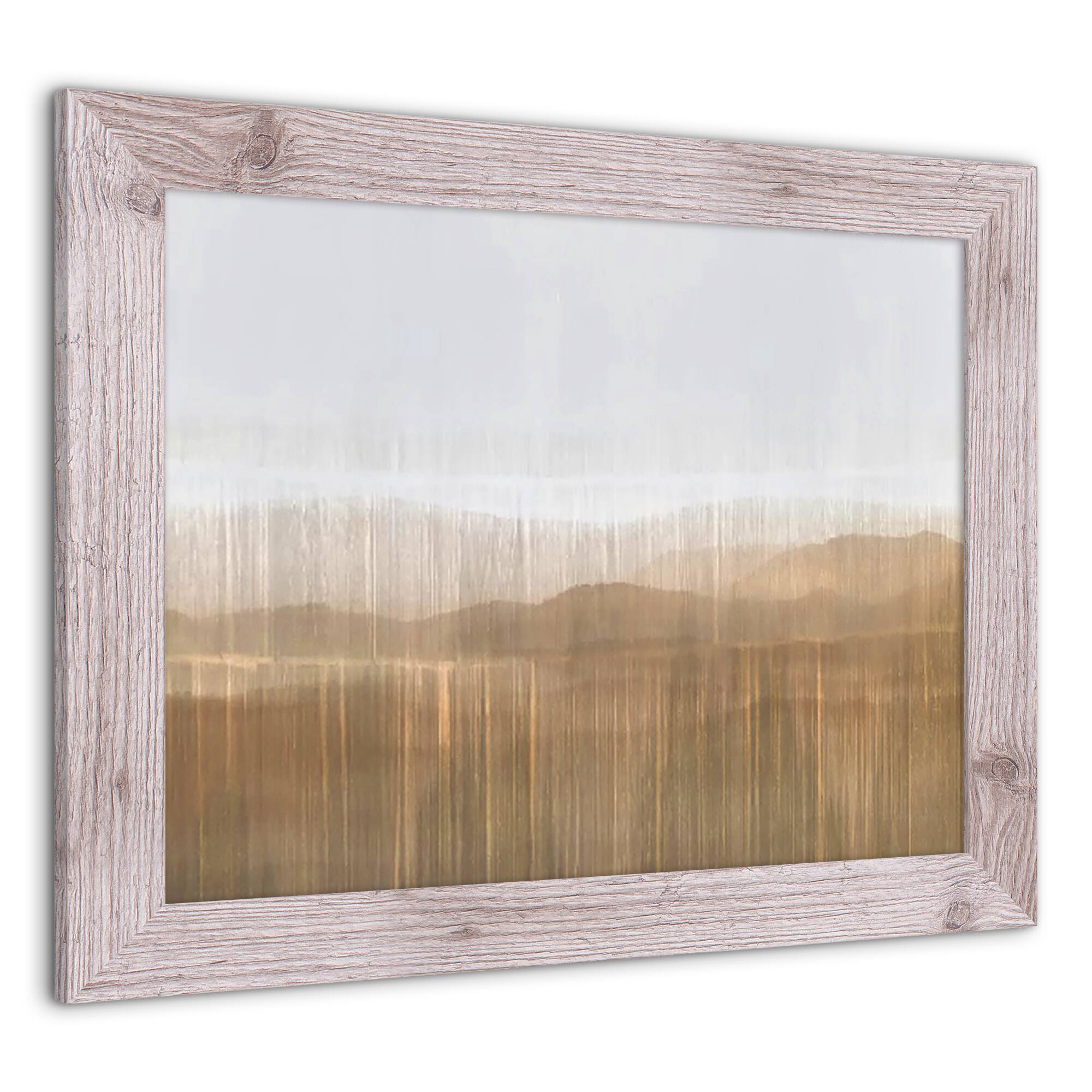Abstract Landscape Western White Framed Print