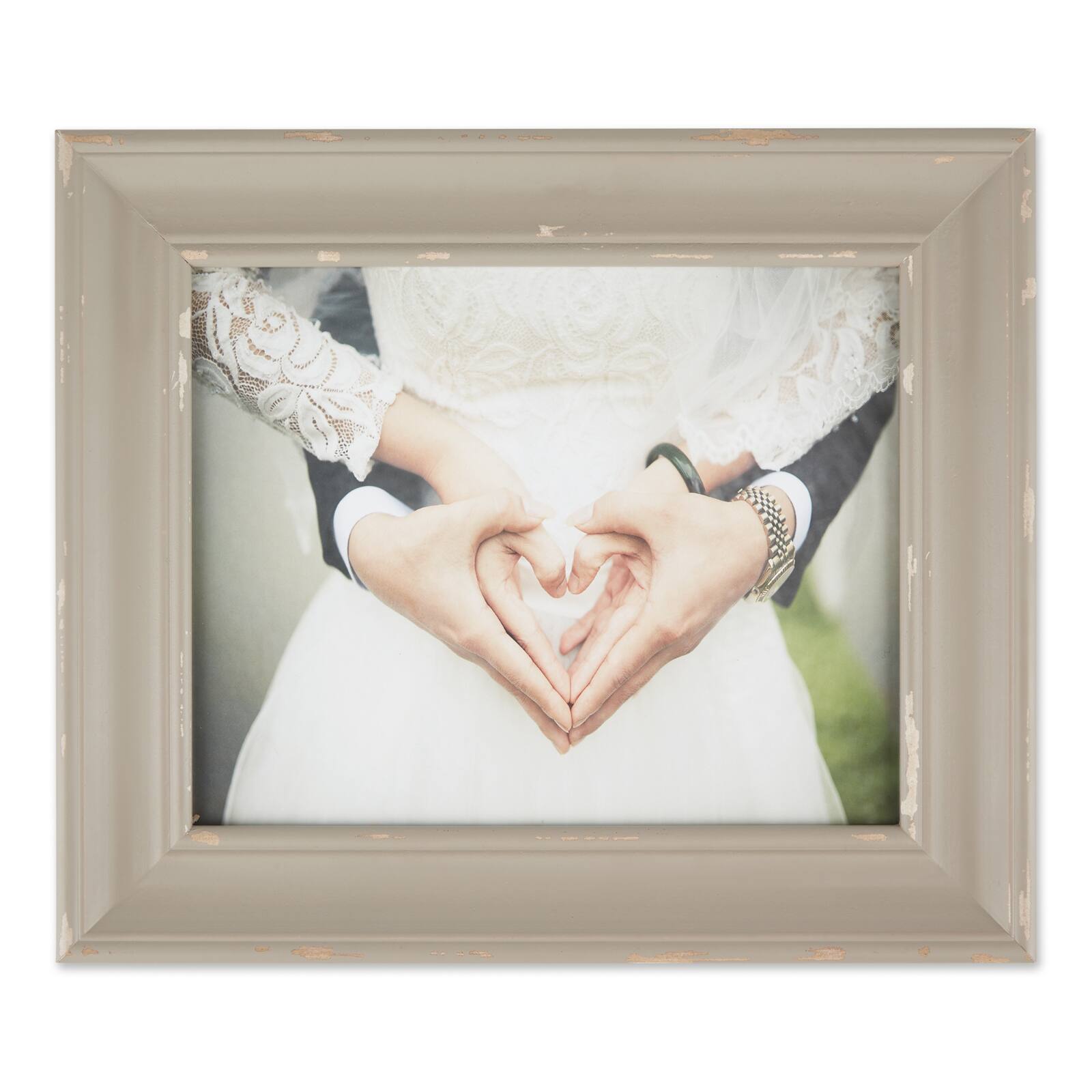 DII® Antique Stone Distressed 8" x 10" Farmhouse Picture Frame