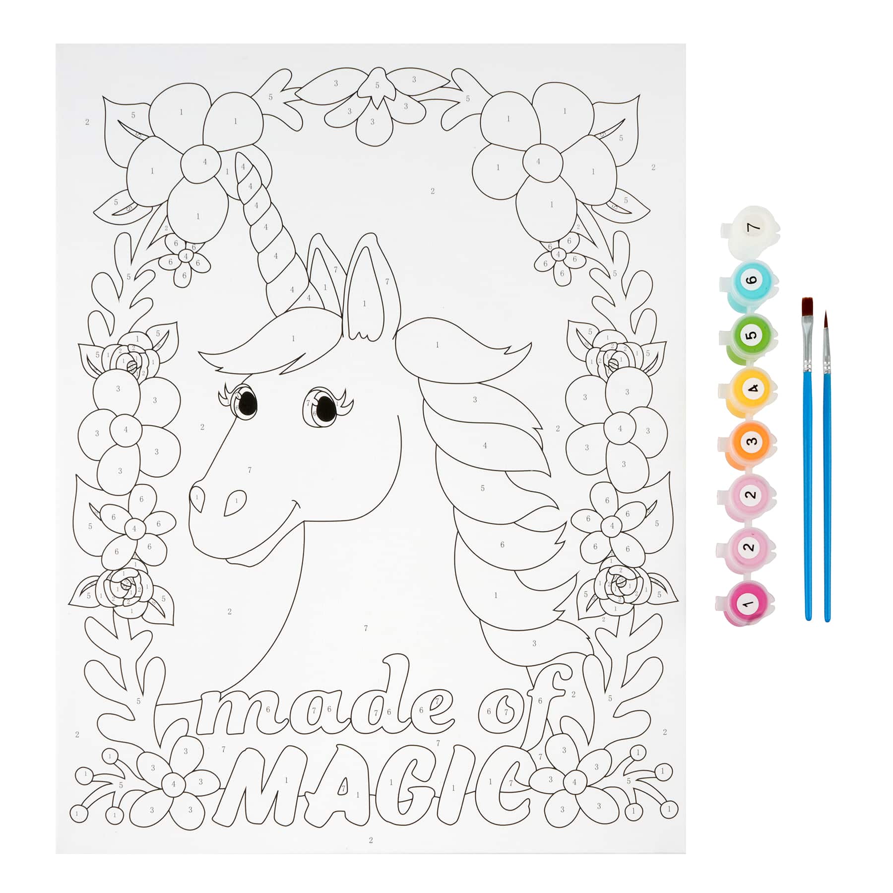 Unicorn Paint by Number Kit by Creatology&#x2122;