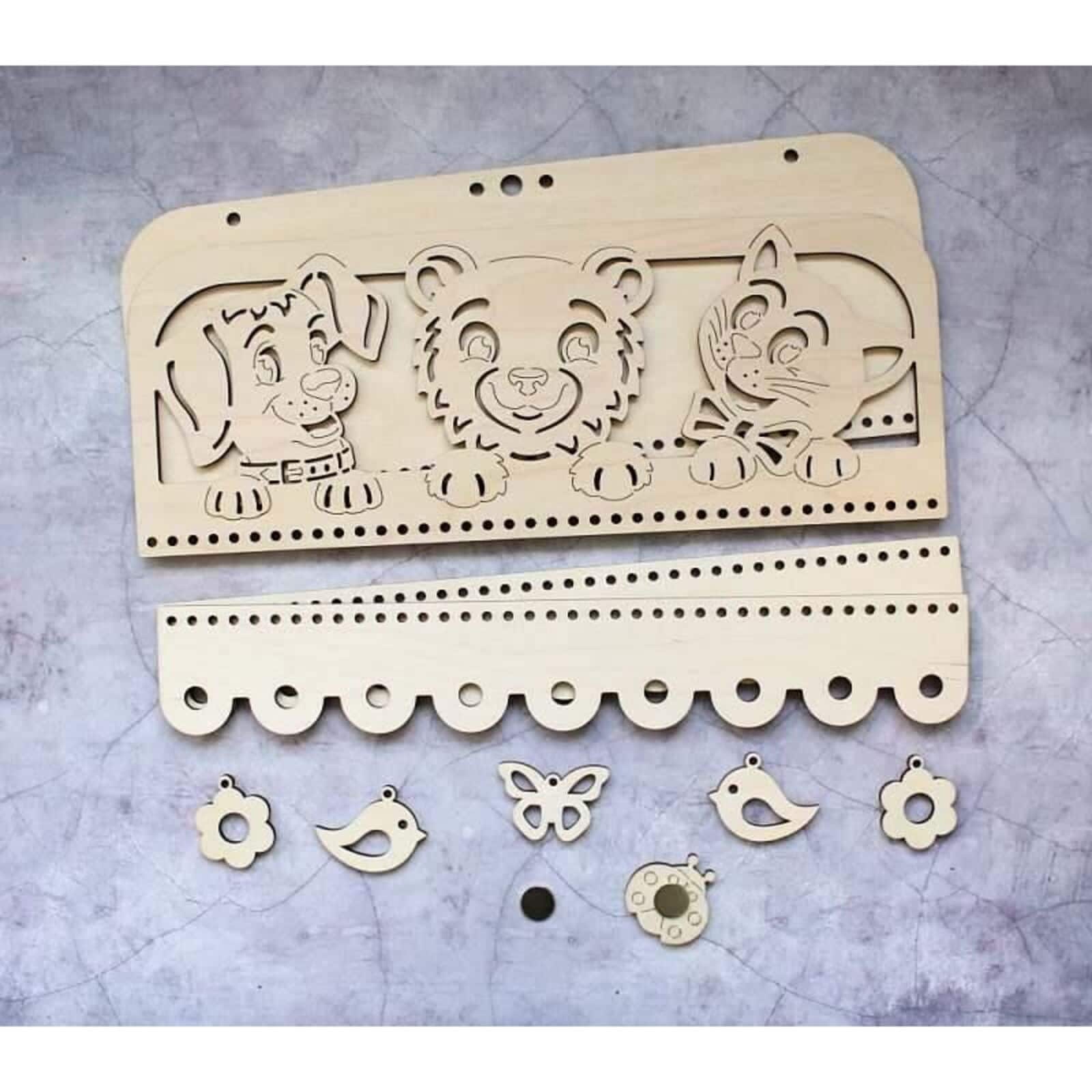 Height Chart Holder Animals