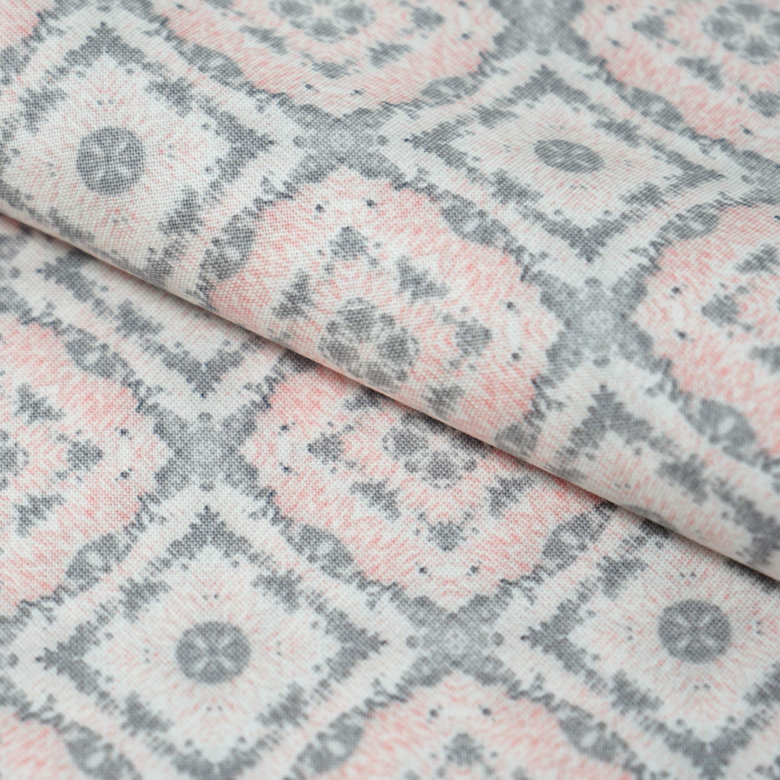 SINGER Pink Kaleidoscope Cotton Fabric